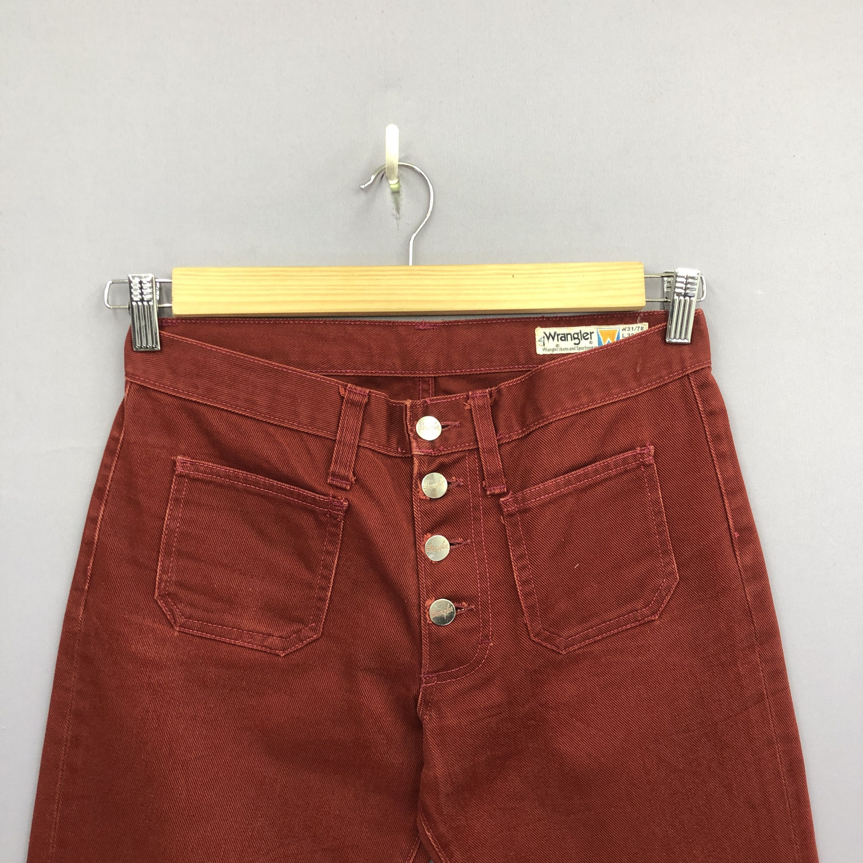 Wrangler Vintage 70s Wrangler Bush Pants Jeans Washed Denim Pants Size 28" / US 6 / IT 42 - 3 Thumbnail