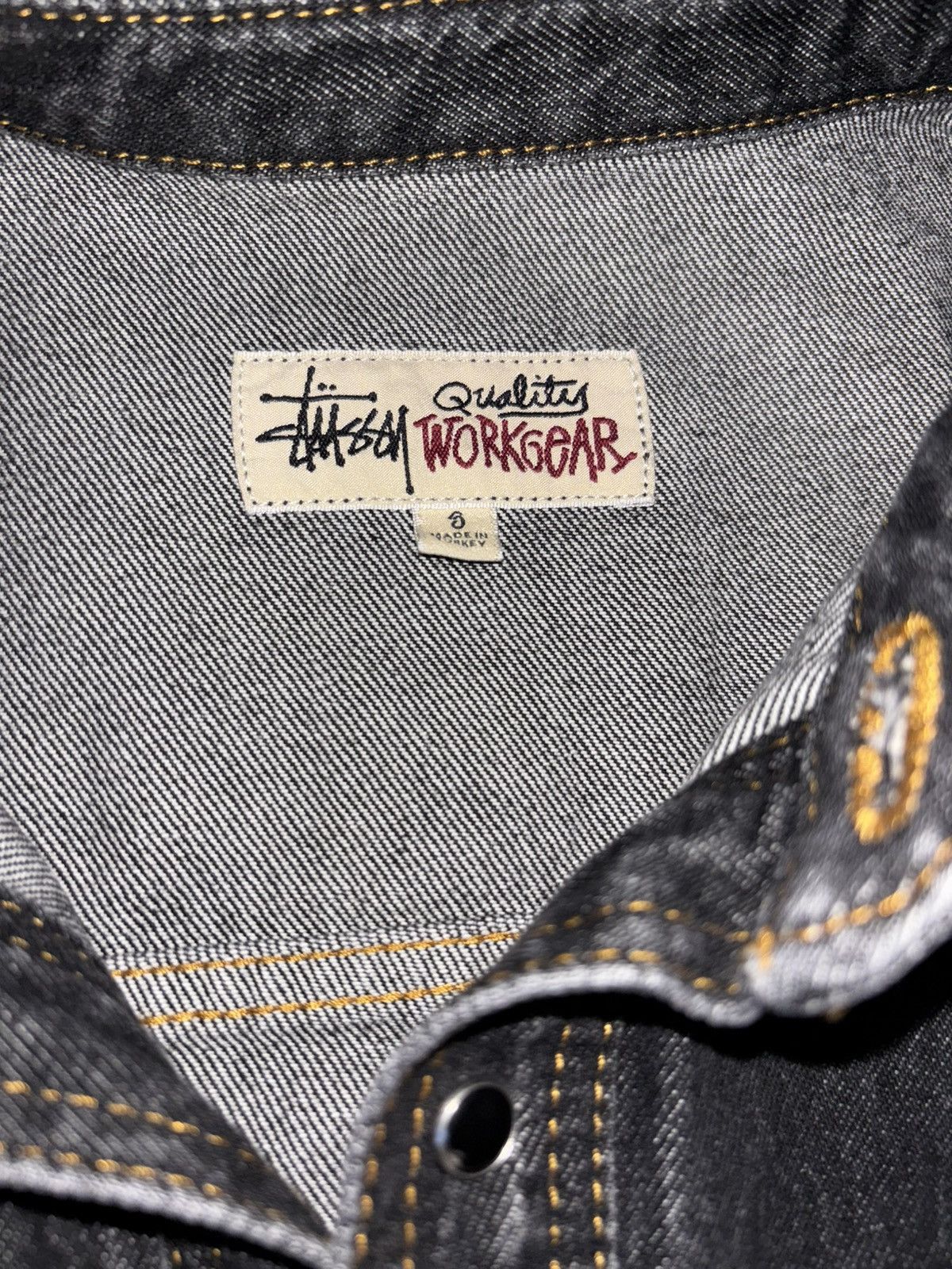 Stussy Black Stussy denim jacket Size US S / EU 44-46 / 1 - 2 Thumbnail