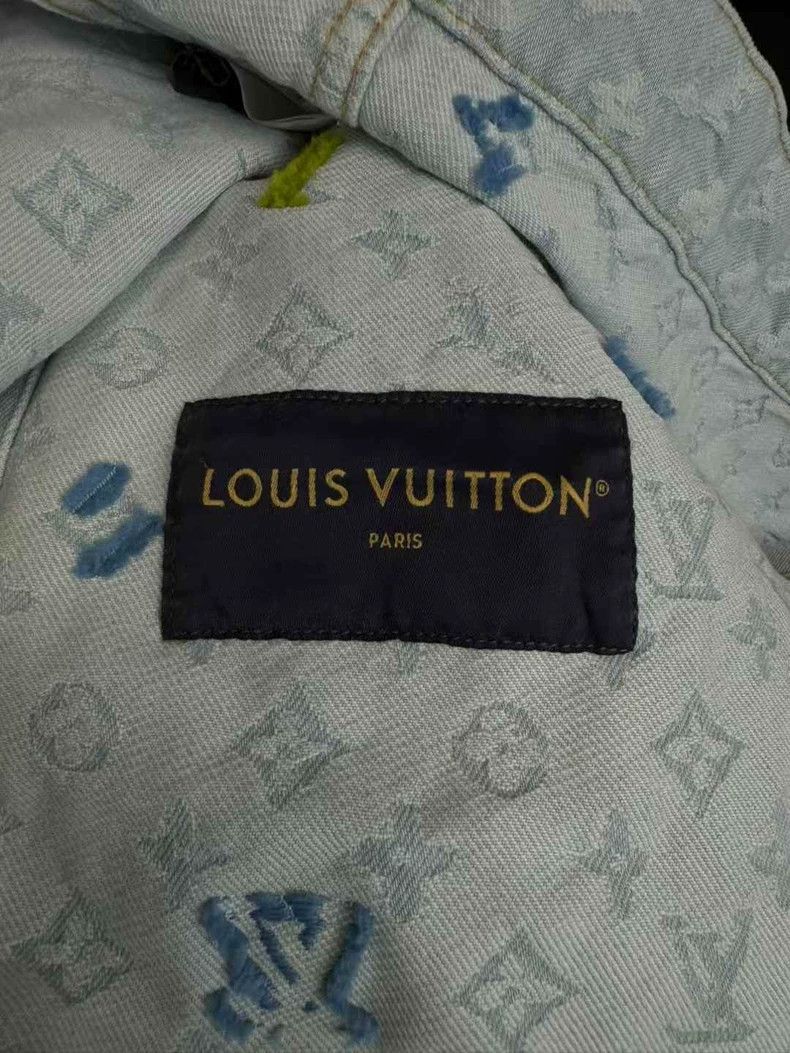 Louis Vuitton Louis Vuitton Tyler co-branded vintage denim jacket Size US L / EU 52-54 / 3 - 3 Thumbnail