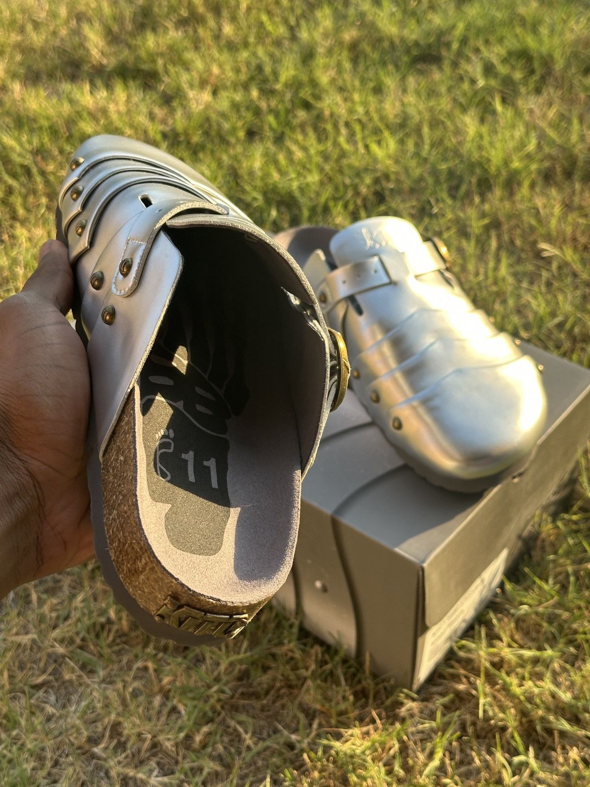 Other Shiny Armour Slipper Size US 11 / EU 44 - 3 Thumbnail