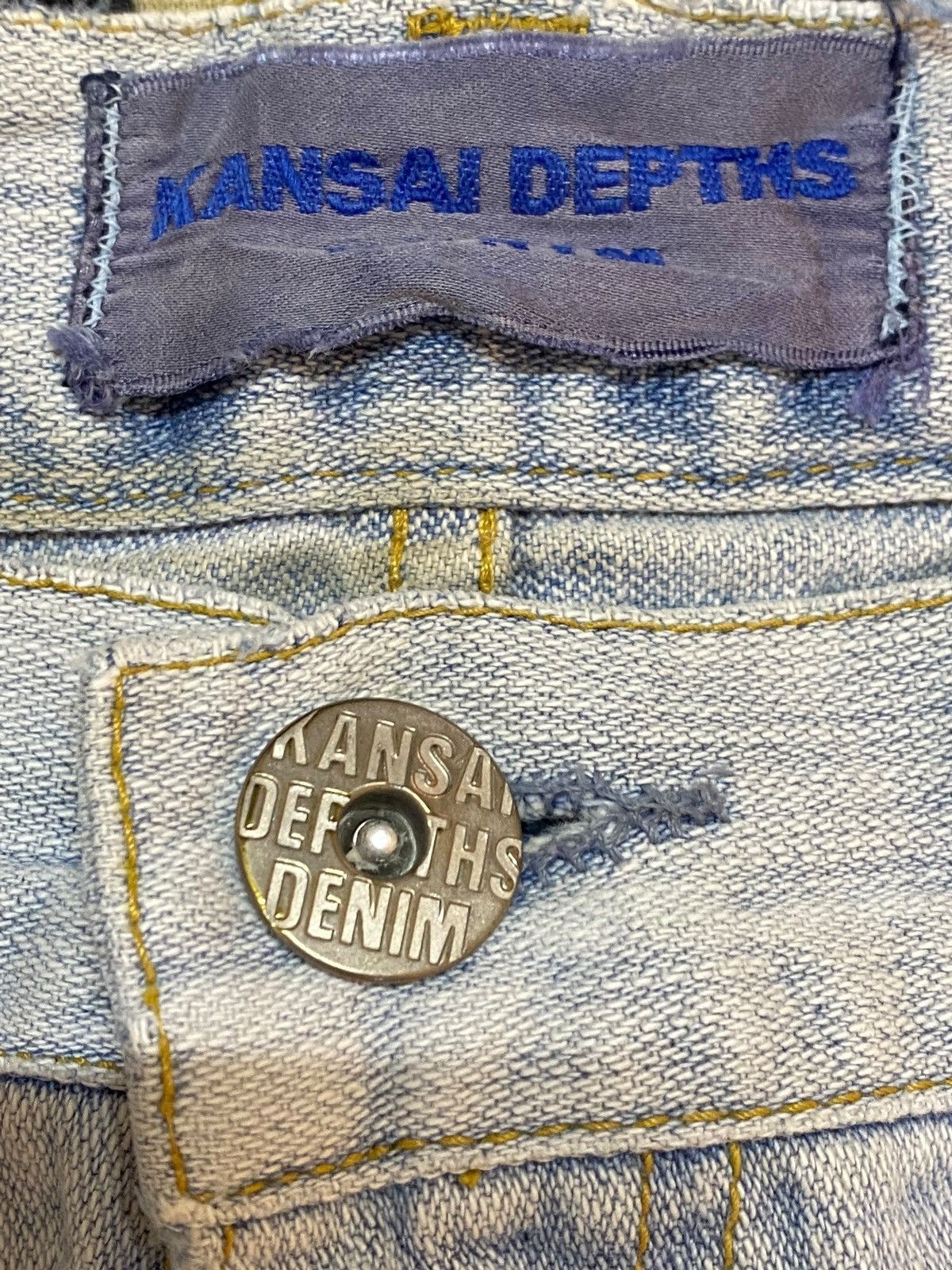 Japanese Brand Vintage Japanese Brand Kansai Faded Loose Jeans Size US 37 - 10 Thumbnail