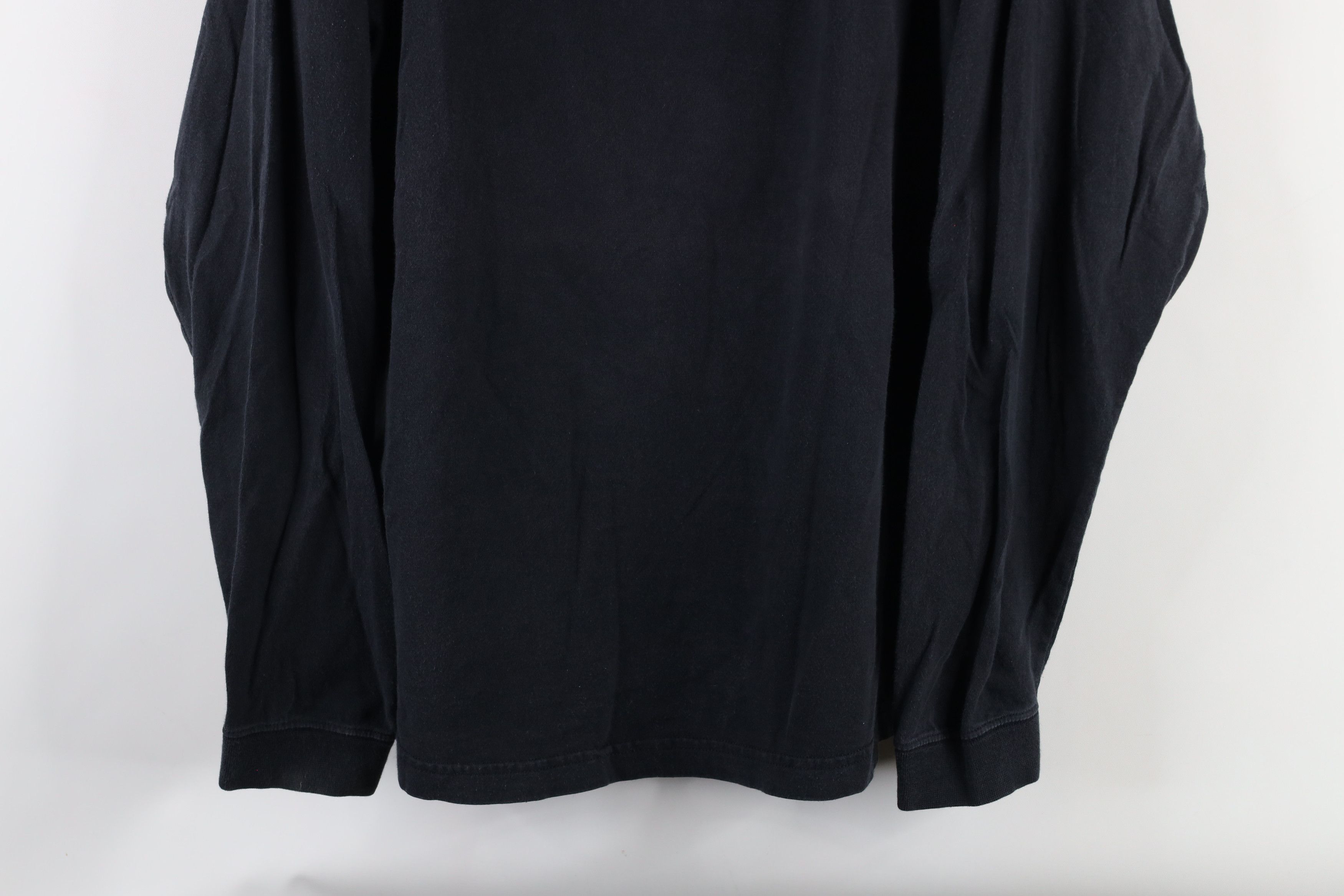 Vintage Vintage 90s Streetwear Long Sleeve T-Shirt Black Cotton Size US L / EU 52-54 / 3 - 3 Thumbnail