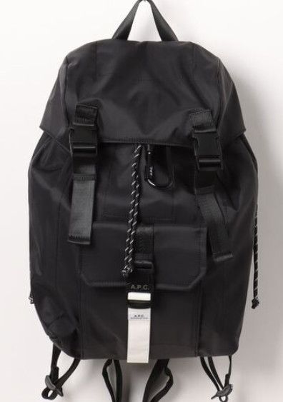 A.P.C. A.P.C. Trek Backpack Black Size ONE SIZE - 1 Thumbnail