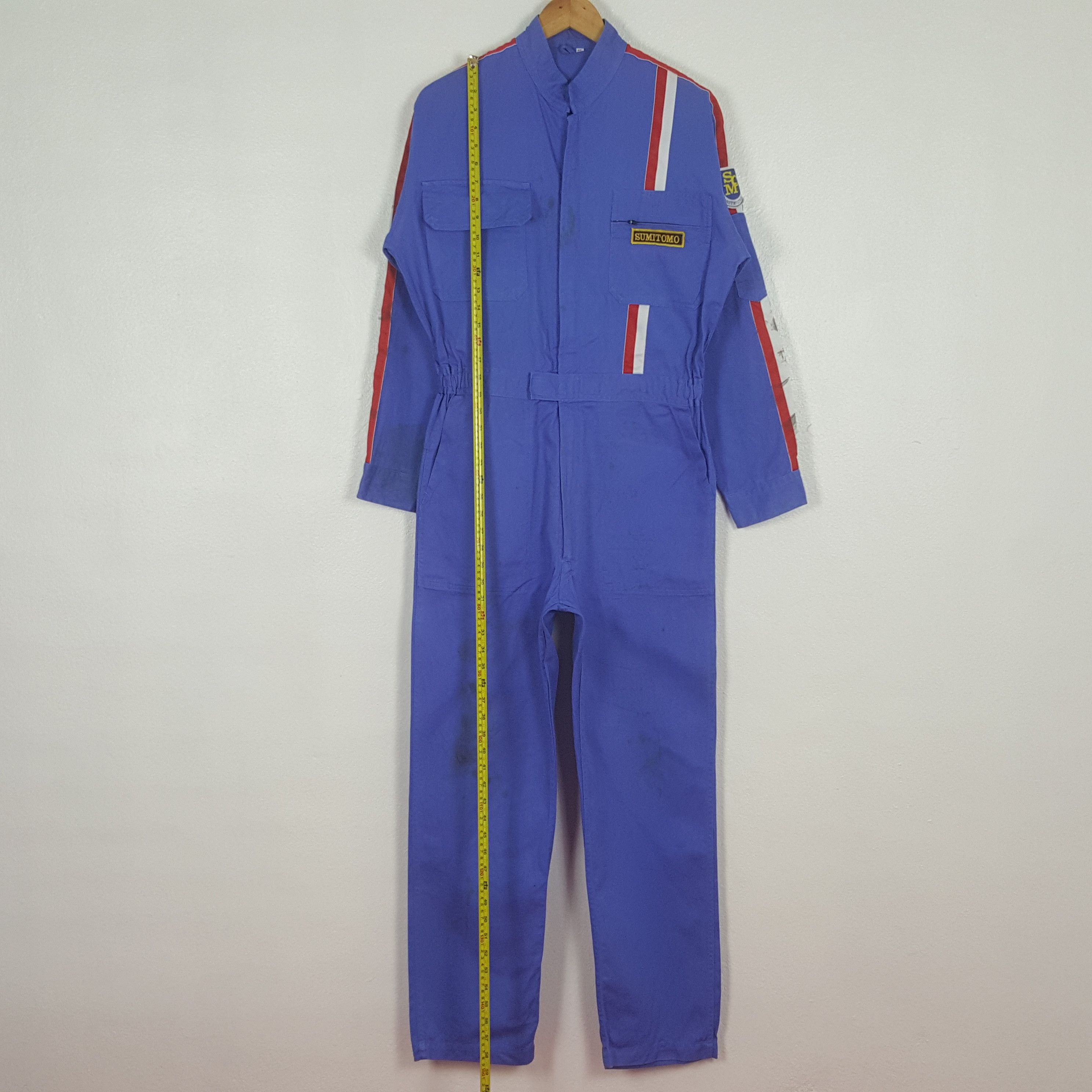 Japanese Brand Vintage Sumitomo Japanese Contruction Coverall Jacket C311N1 Size US M / EU 48-50 / 2 - 7 Thumbnail