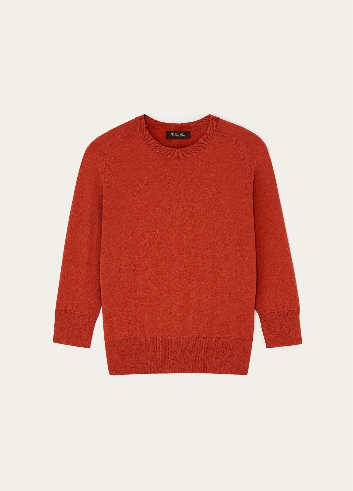 Loro Piana o1srvl11e0526 FAM9050 Piuma Crewneck Sweater in Red Size S / US 4 / IT 40 - 1 Thumbnail