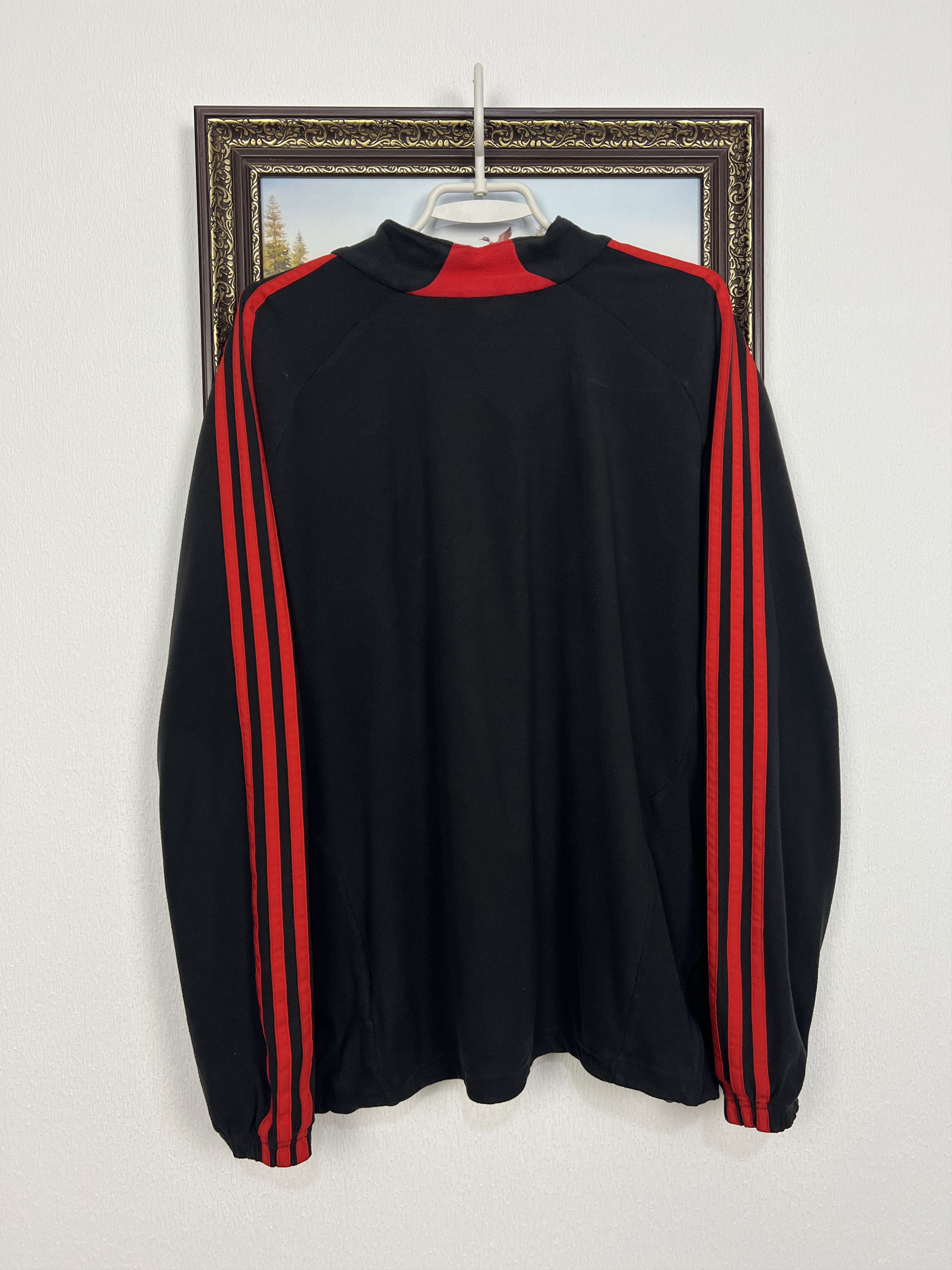 Adidas Vintage Liverpool Fleece Jacket Soccer Track Top Sweatshirt Size US L / EU 52-54 / 3 - 9 Thumbnail