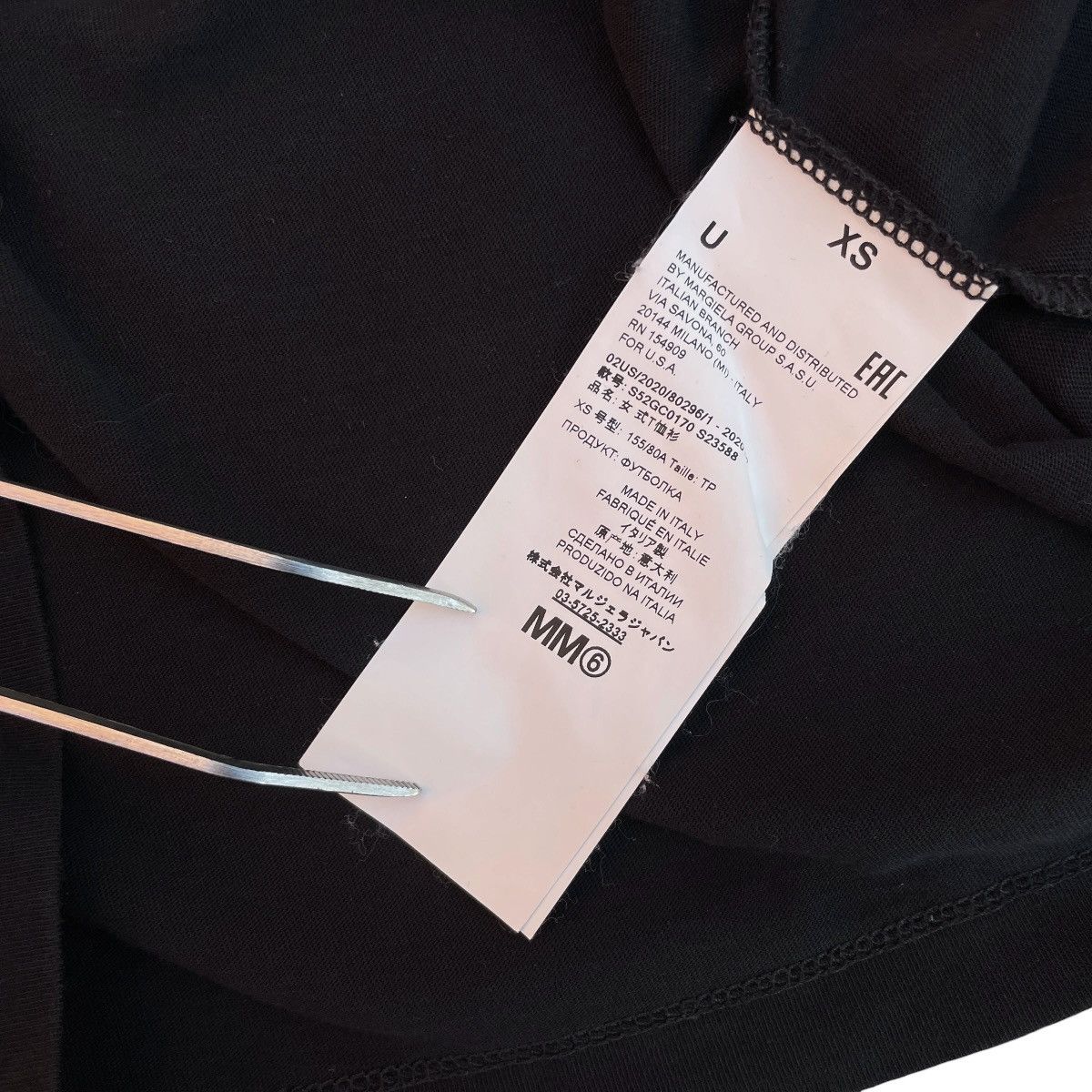 MM6 MM6 Maison Margiela Neon Logo Long Sleeve Shirt Oversized Size US XS / EU 42 / 0 - 8 Thumbnail