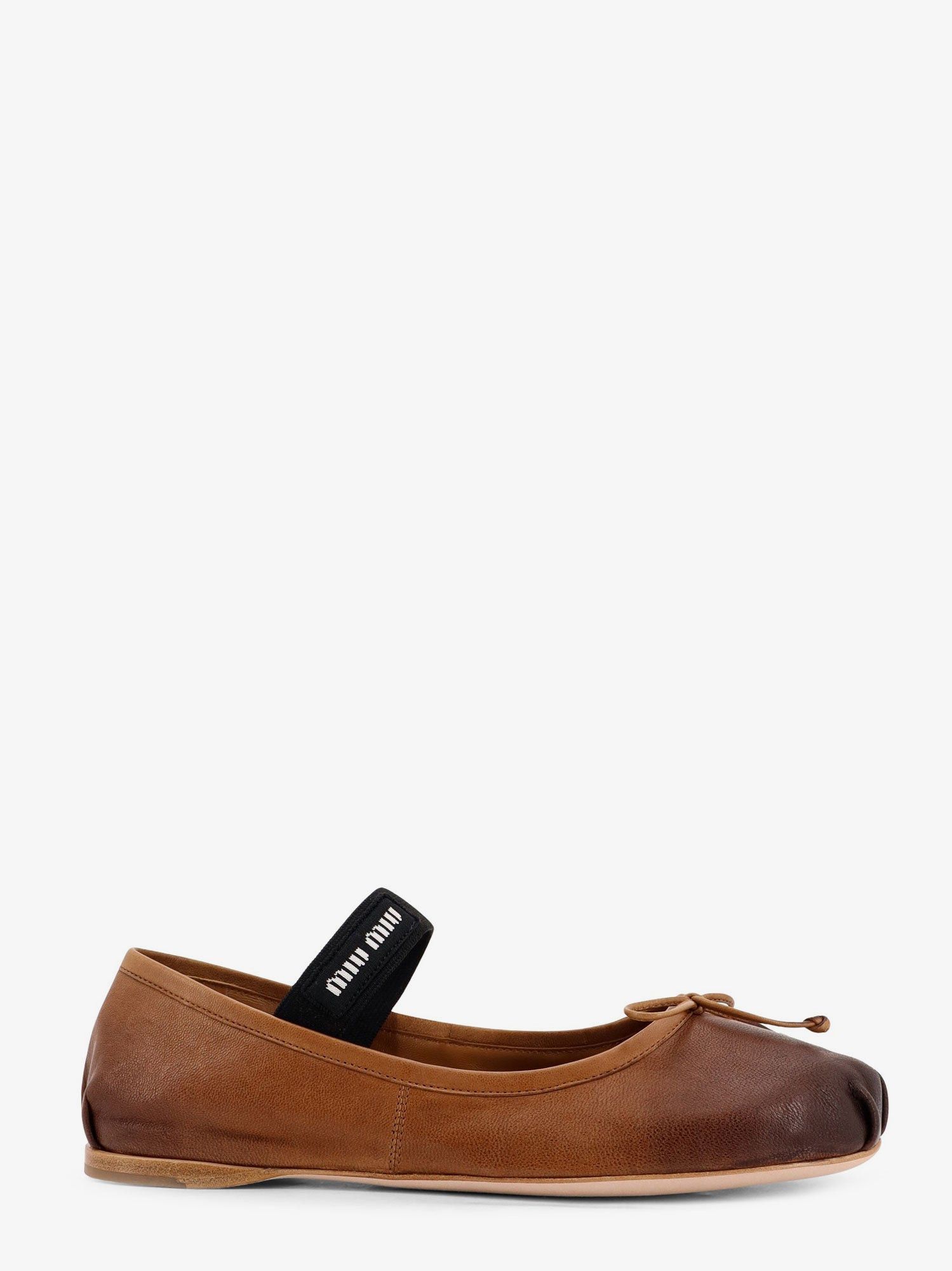 Miu Miu Leather Ballerinas Size US 6 / IT 36 - 1 Thumbnail