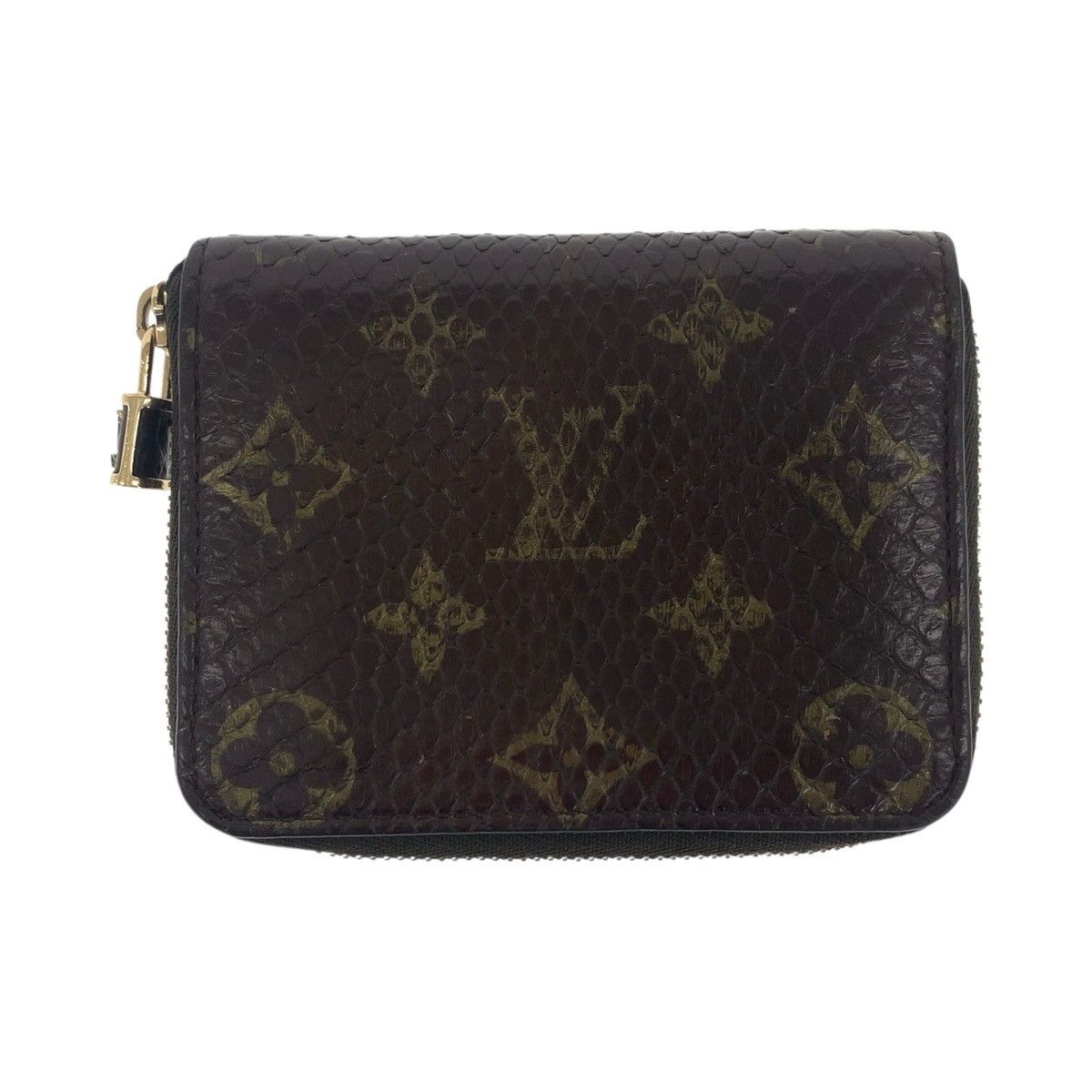 Louis Vuitton Louis Vuitton Louis Vuitton Zippy Coin Purse Monogram Python Leather Coin Case Leather Coin Case M60067 DUTY FREE for USA Size ONE SIZE - 1 Thumbnail