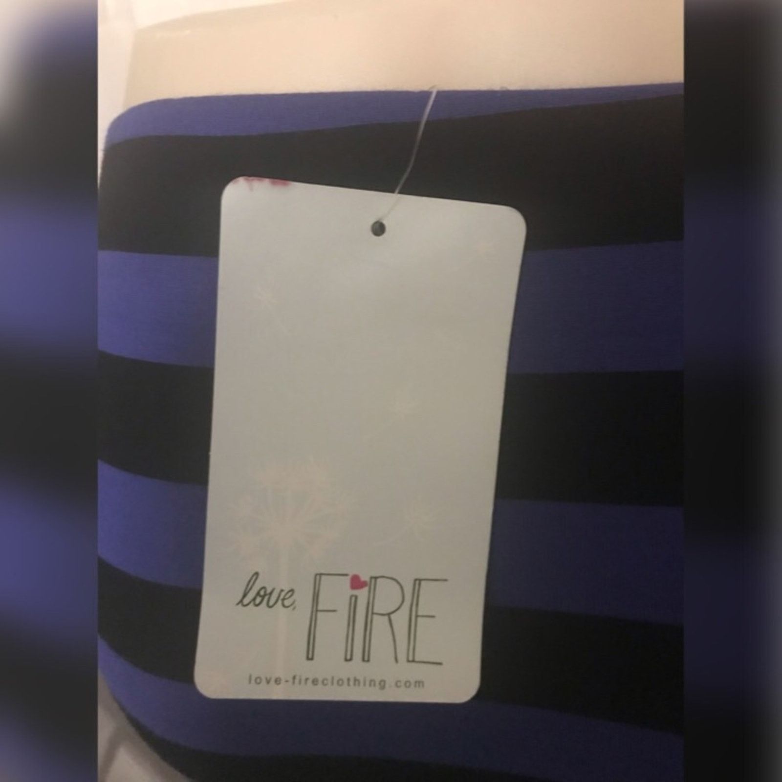 Other Love Fire Purple & Black Striped Wrap Maxi Skirt Size 26" / US 2 / IT 38 - 6 Thumbnail