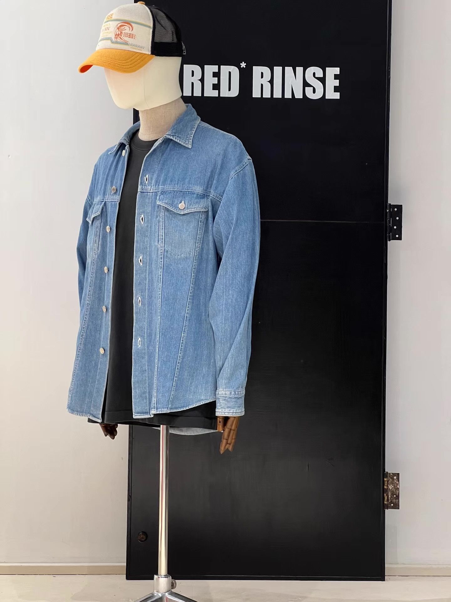 Stone Island Stone Island Garment Dyed Denim Shirt Jacket Q13 Size US L / EU 52-54 / 3 - 8 Thumbnail