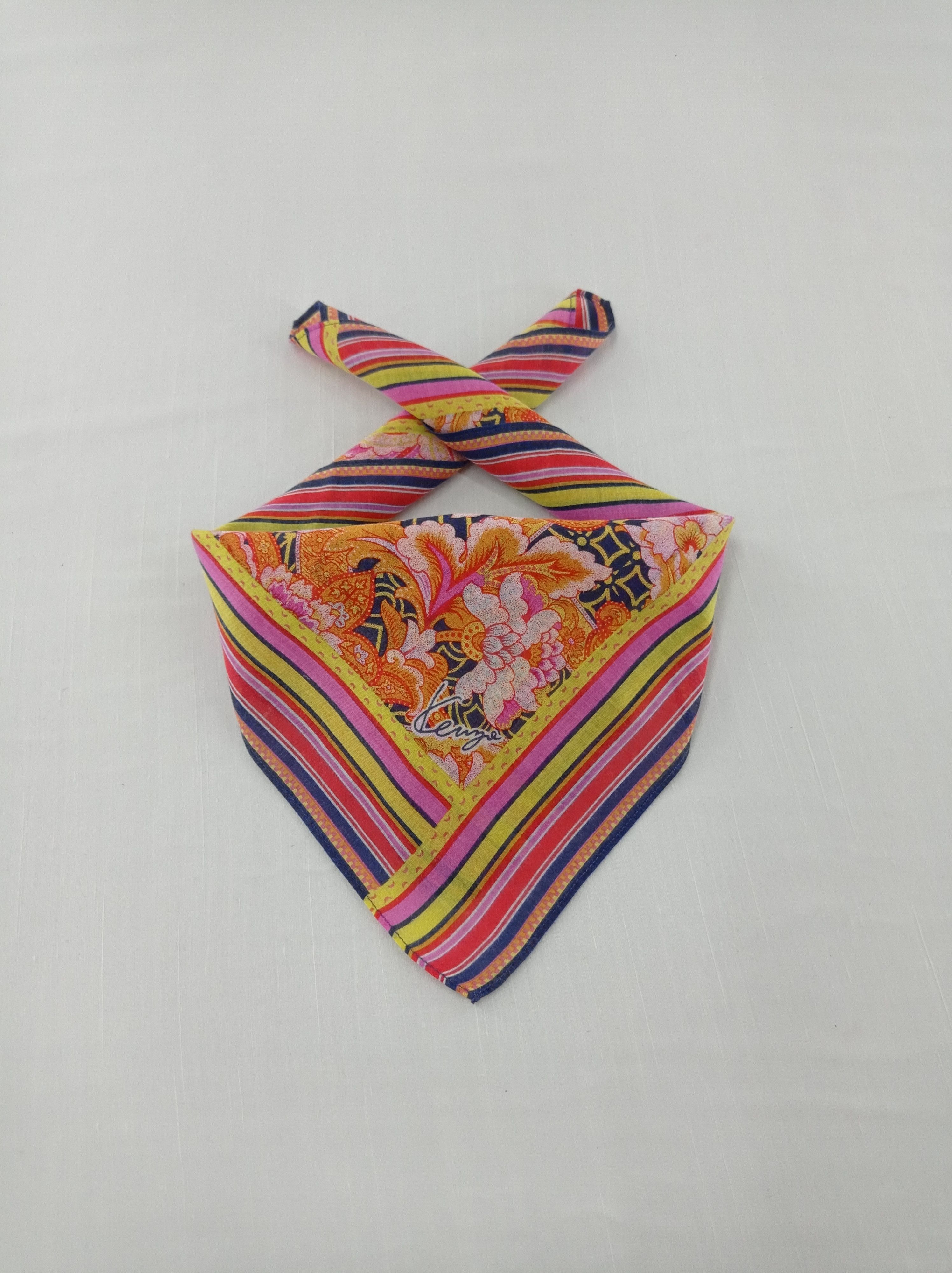 Kenzo × Vintage Vintage Kenzo Handkerchief Neckerchief Bandana H005I Size ONE SIZE - 1 Thumbnail