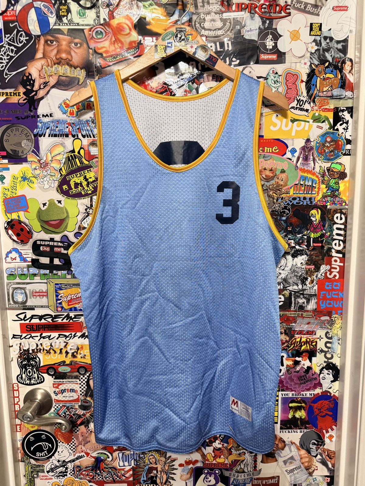 Supreme DSWT 2005 Supreme Mesh Tank Basketball Jersey Reversible MED Size US M / EU 48-50 / 2 - 3 Thumbnail