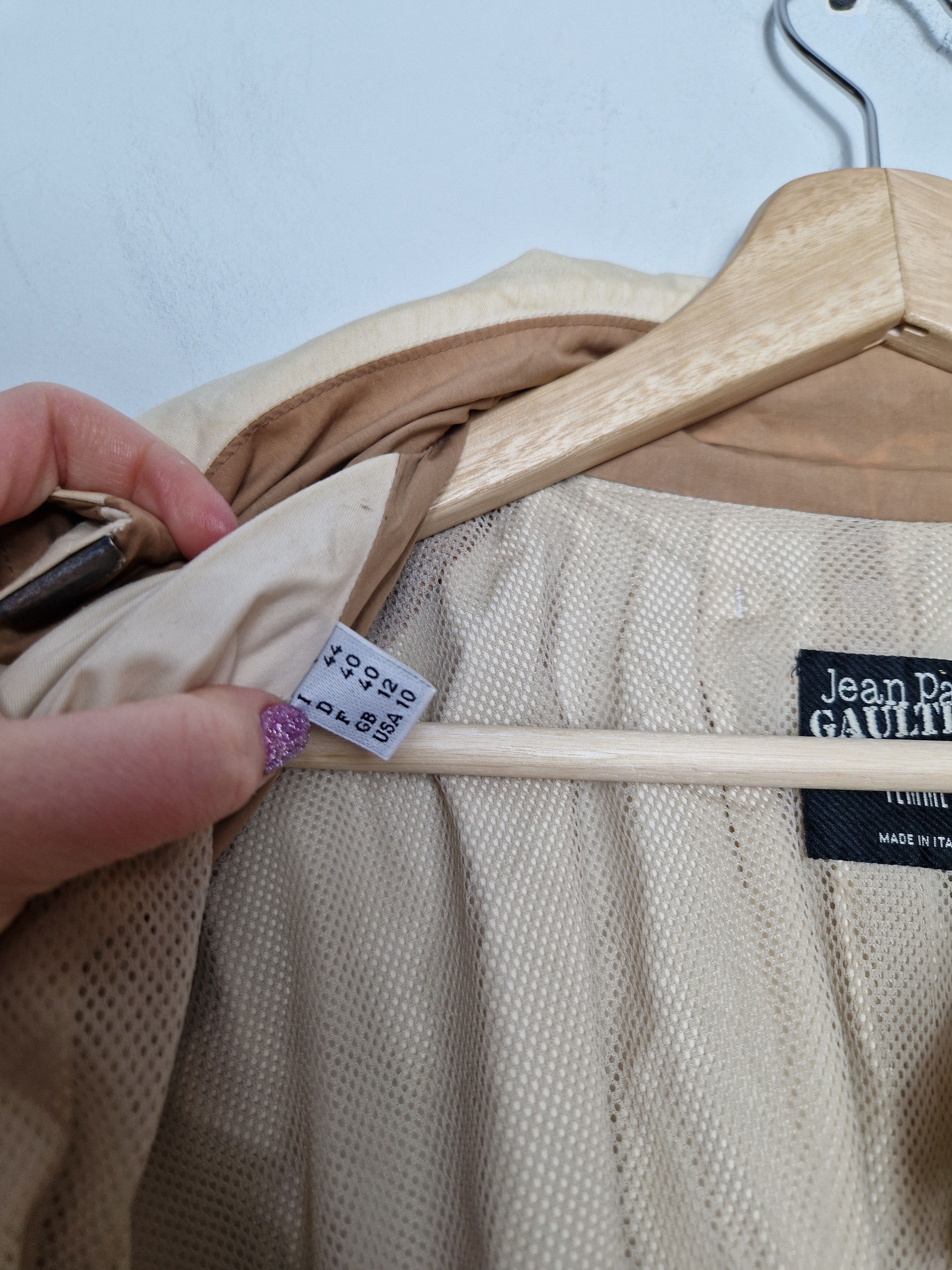 Jean Paul Gaultier Jean Paul Gaultier vintage trench coat Size L / US 10 / IT 46 - 14 Thumbnail