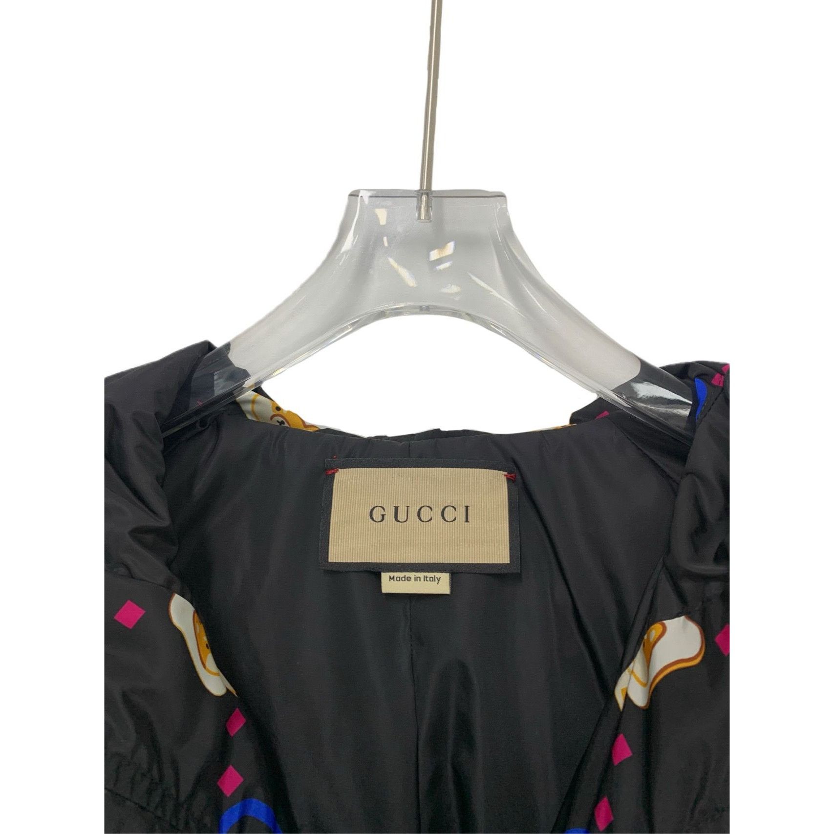 Gucci Gucci Kids Hooded Jacket With Cartoon Dog & GG Print Black Y Size M / US 6-8 / IT 42-44 - 8 Thumbnail