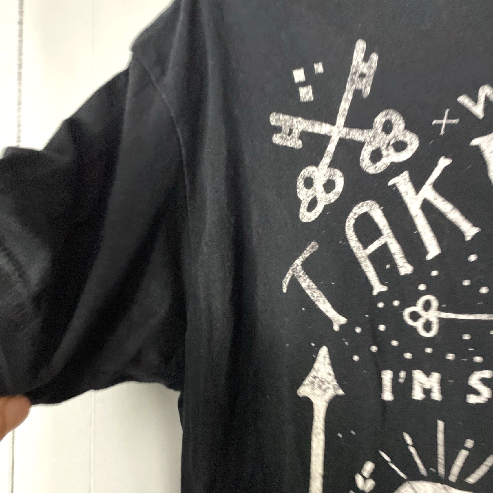 Everlane 11Six T-Shirt Mens Large L Neverland Tour Y2K Reach Records Music Band Black Size US L / EU 52-54 / 3 - 5 Thumbnail