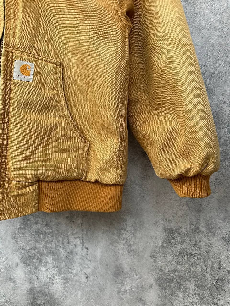 Carhartt × Vintage Carhartt Detroit Vintage Beige Jacket Bomber Y2K Long Sleeve Size XS / US 0-2 / IT 36-38 - 9 Thumbnail