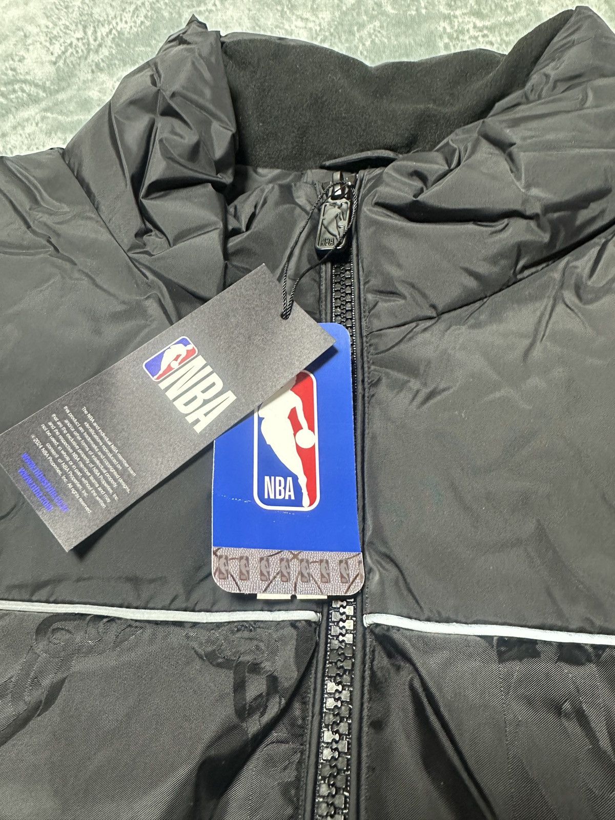 NBA *NEW NBA Style Black Puffer Vest Size XL Loose Fit Unisex Size US XL / EU 56 / 4 - 5 Thumbnail