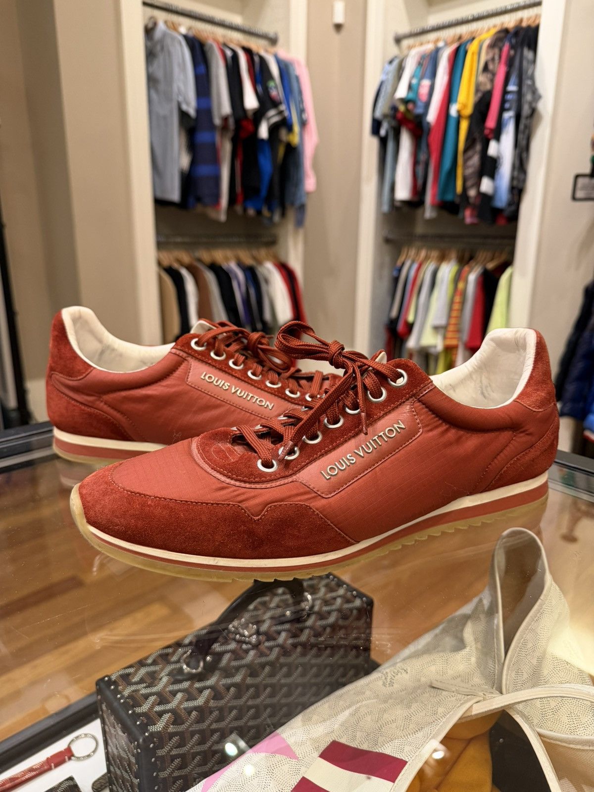 Louis Vuitton Louis Vuitton Suede Trainer Size US 11.5 / EU 44-45 - 1 Thumbnail