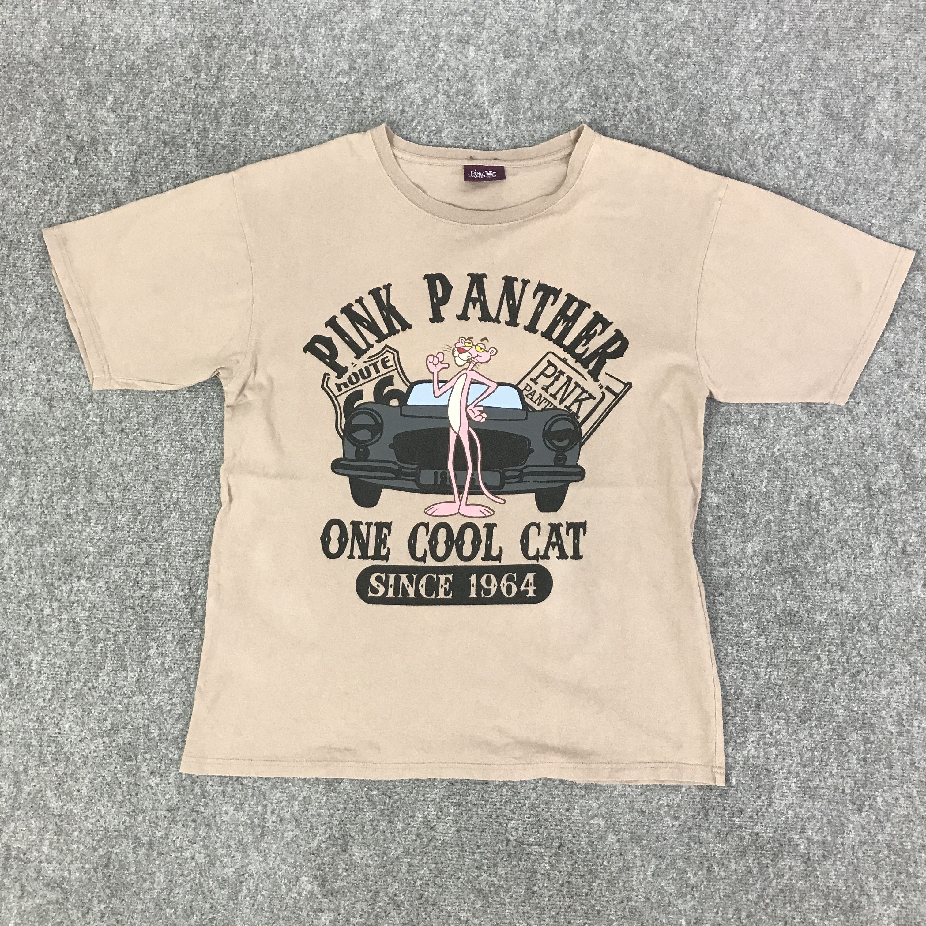 Cartoon Network PINK PANTHER BIG LOGO CARTOON T-SHIRT K93B47 Size US L / EU 52-54 / 3 - 1 Thumbnail