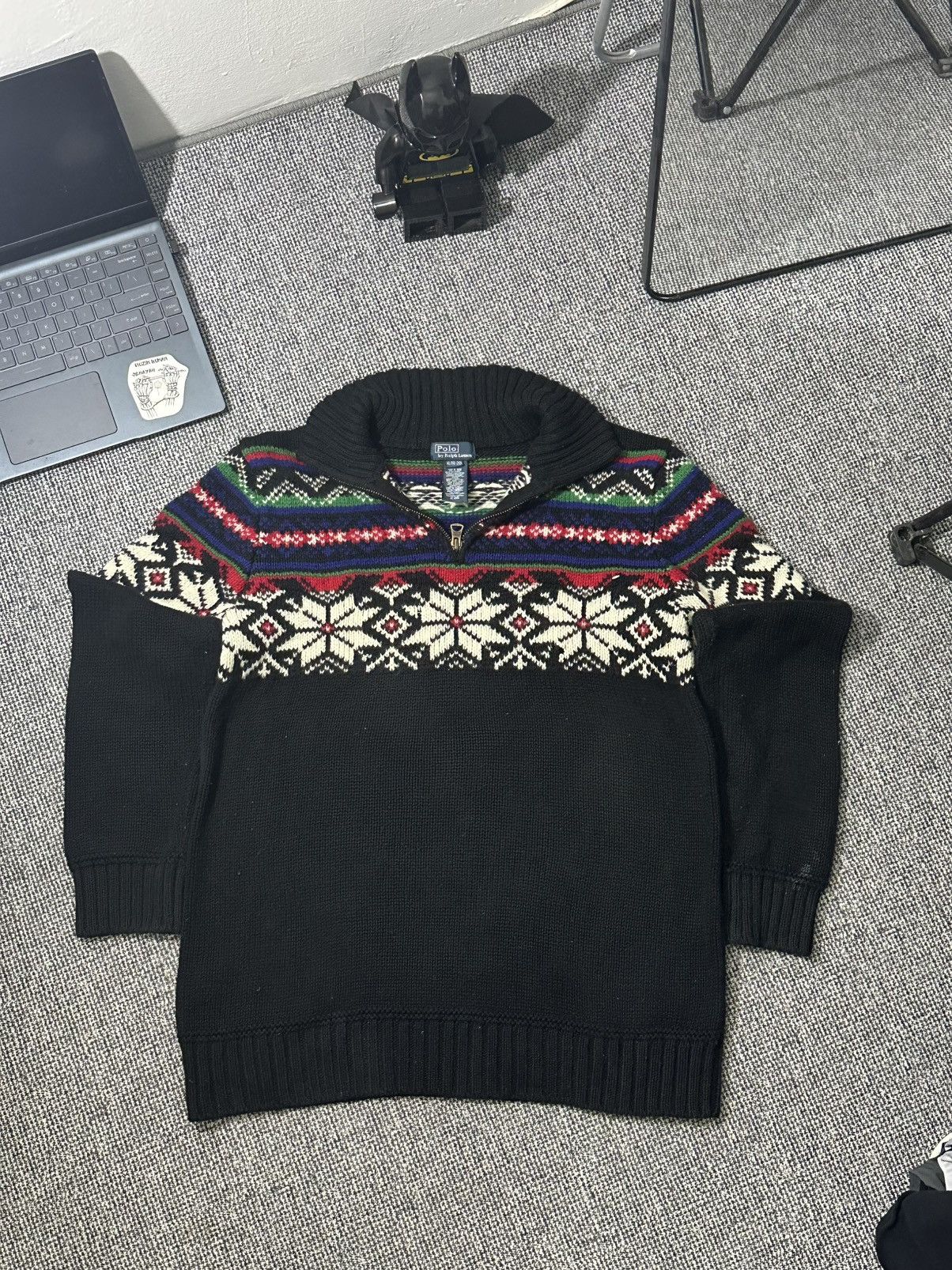 Polo Ralph Lauren ralph lauren half zipper knitwear Size US M / EU 48-50 / 2 - 1 Thumbnail