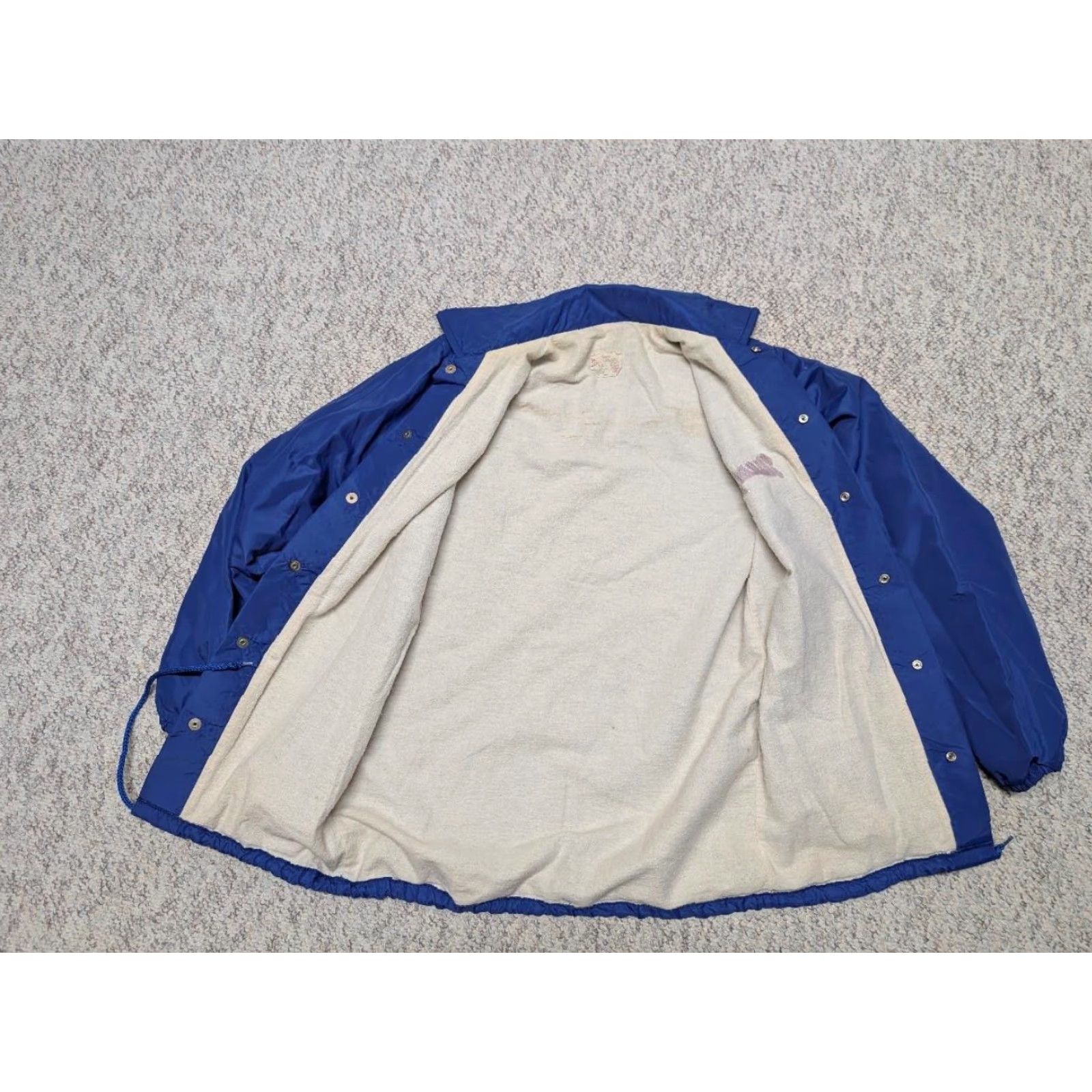 Simons VINTAGE jacket CHAIN STITCH windbreaker S blue Women S MARCHING BAND FELCO USA nylon snap jacket Size S / US 4 / IT 40 - 6 Thumbnail