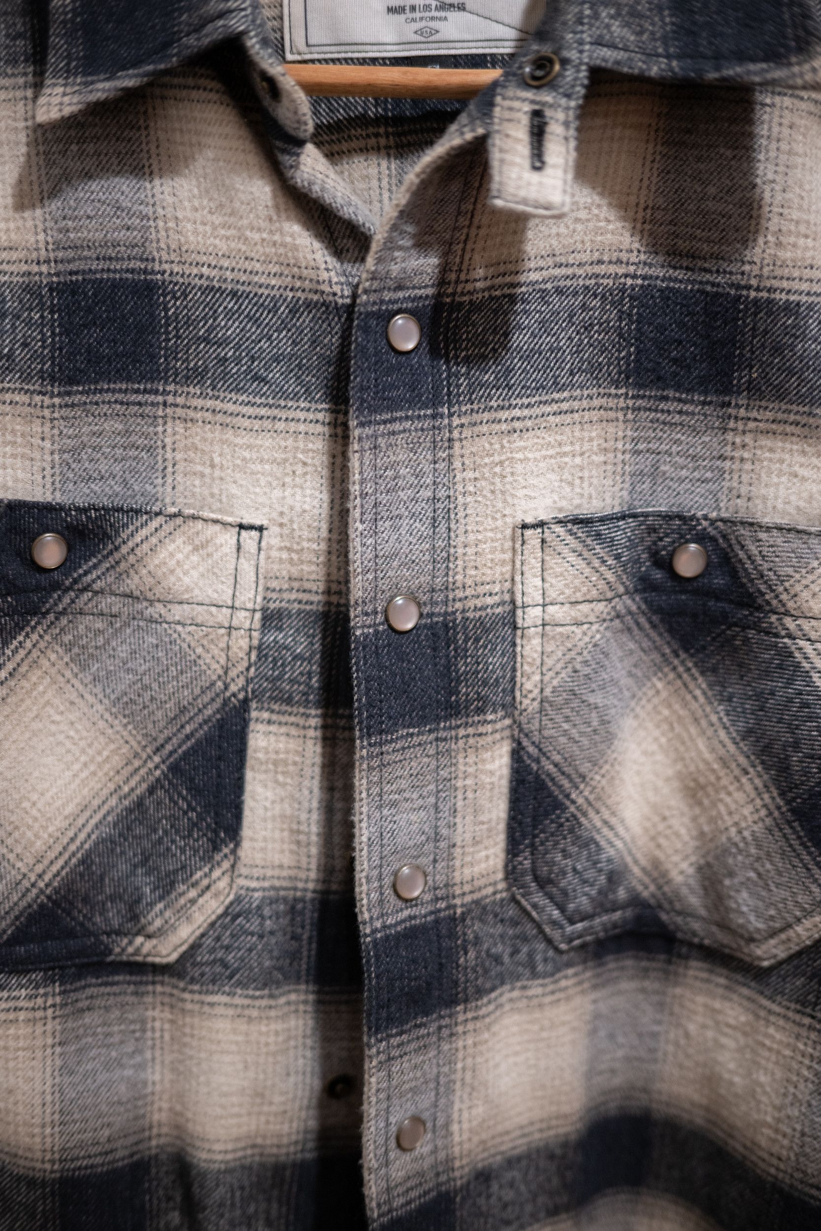 Rogue Territory BM Shirt Natural Brushed Plaid Flannel Size US S / EU 44-46 / 1 - 2 Thumbnail