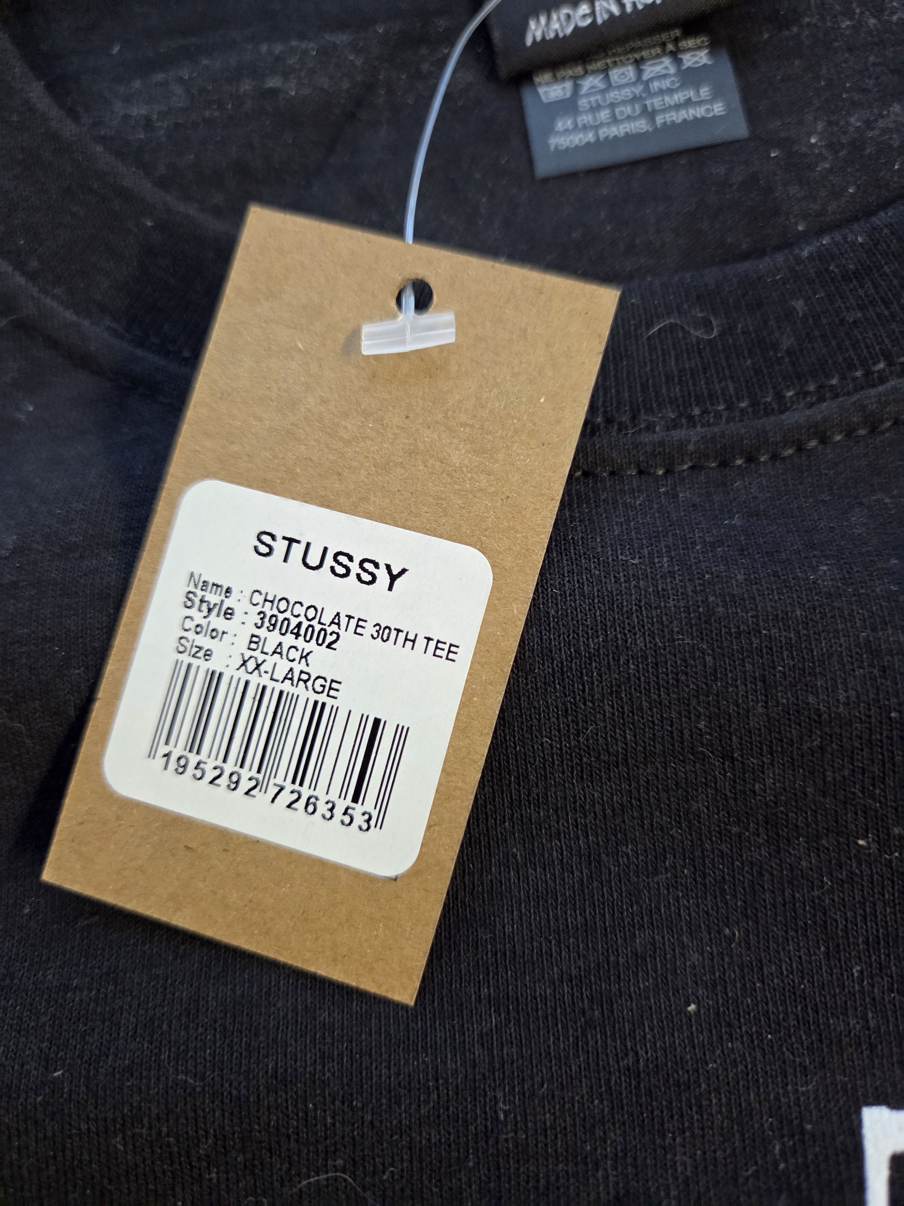 Stussy Stussy x Chocolate Skateboards 30th Anniversary Tshirt Size US XXL / EU 58 / 5 - 3 Thumbnail