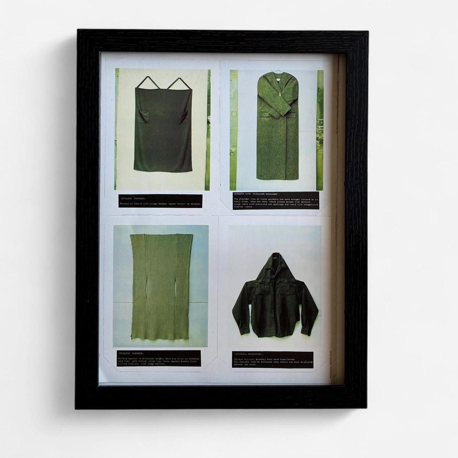 Japanese Brand × Maison Margiela × Vintage Maison Martin Margiela Archive Fashion photo framed 9x11 Size ONE SIZE - 1 Thumbnail
