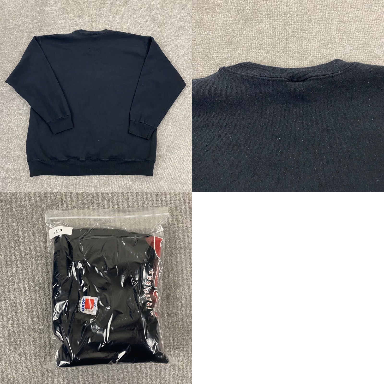 NFL VINTAGE NFL San Francisco 49ers Mens 2XL Black Pullover Crewneck Sweatshirt USA 90s Size US XXL / EU 58 / 5 - 9 Thumbnail