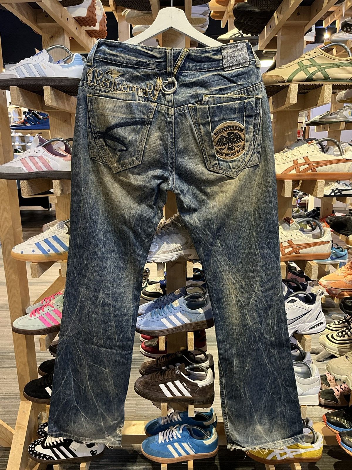 Vintage Red Pepper Jeans Jeans Distressed Jeans Size 30" / US 8 / IT 44 - 16 Thumbnail