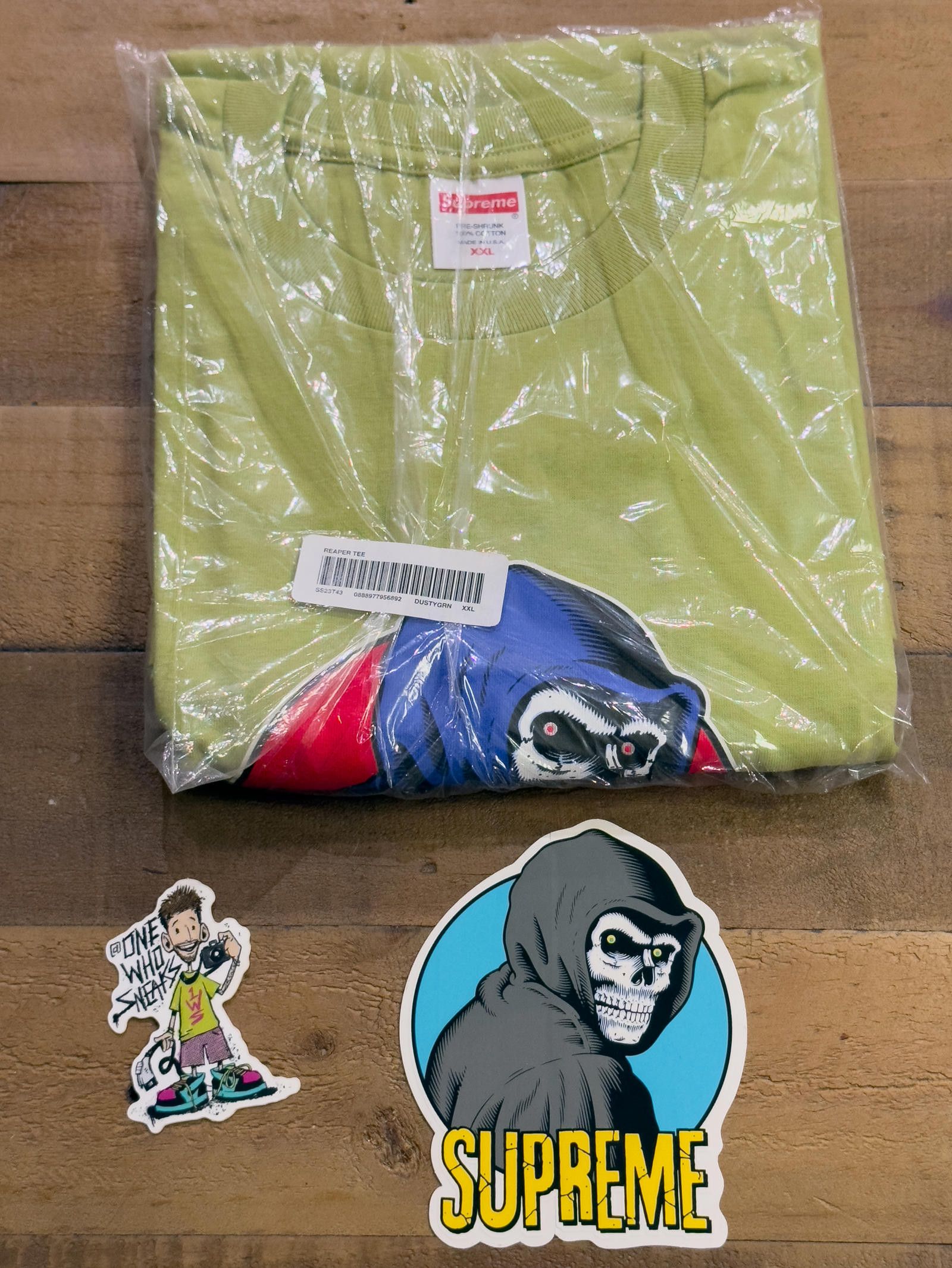 Supreme Supreme Reaper Tee & Sticker Size XXL Size US XXL / EU 58 / 5 - 1 Thumbnail