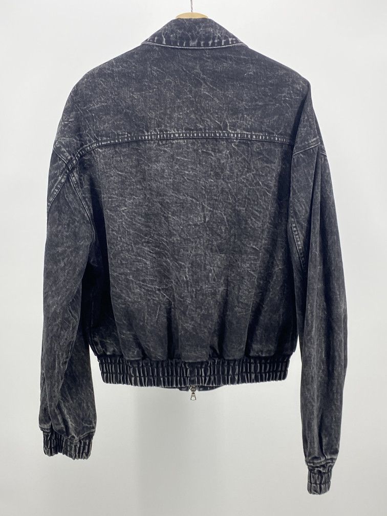 Amiri Acid Wash Black Denim Jacket Size US S / EU 44-46 / 1 - 2 Thumbnail