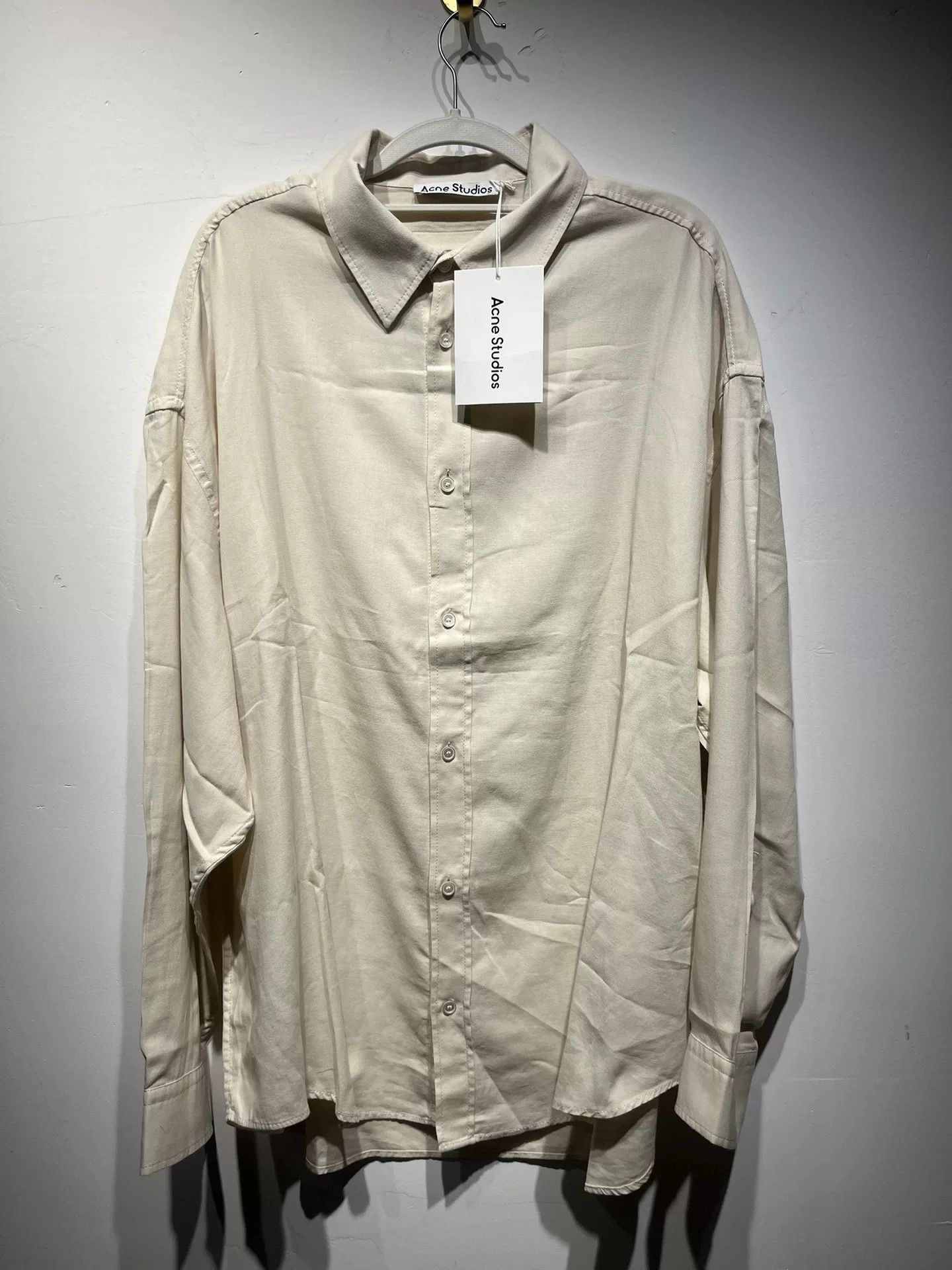 Acne Studios Acne Studios Casual Printed White Shirt 44 Men Size US L / EU 52-54 / 3 - 1 Thumbnail
