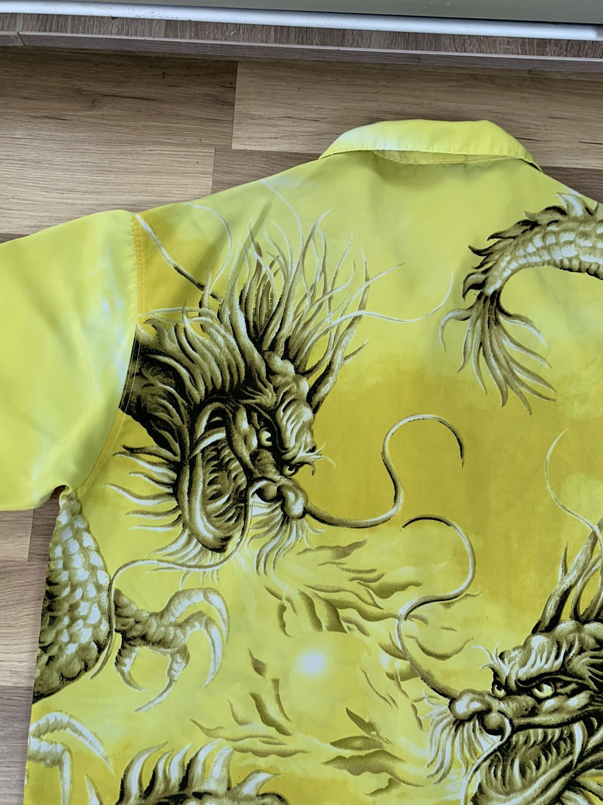 Vintage Vintage Y2K Japanese Style Dragon Shirt Button Up Size US L / EU 52-54 / 3 - 16 Thumbnail