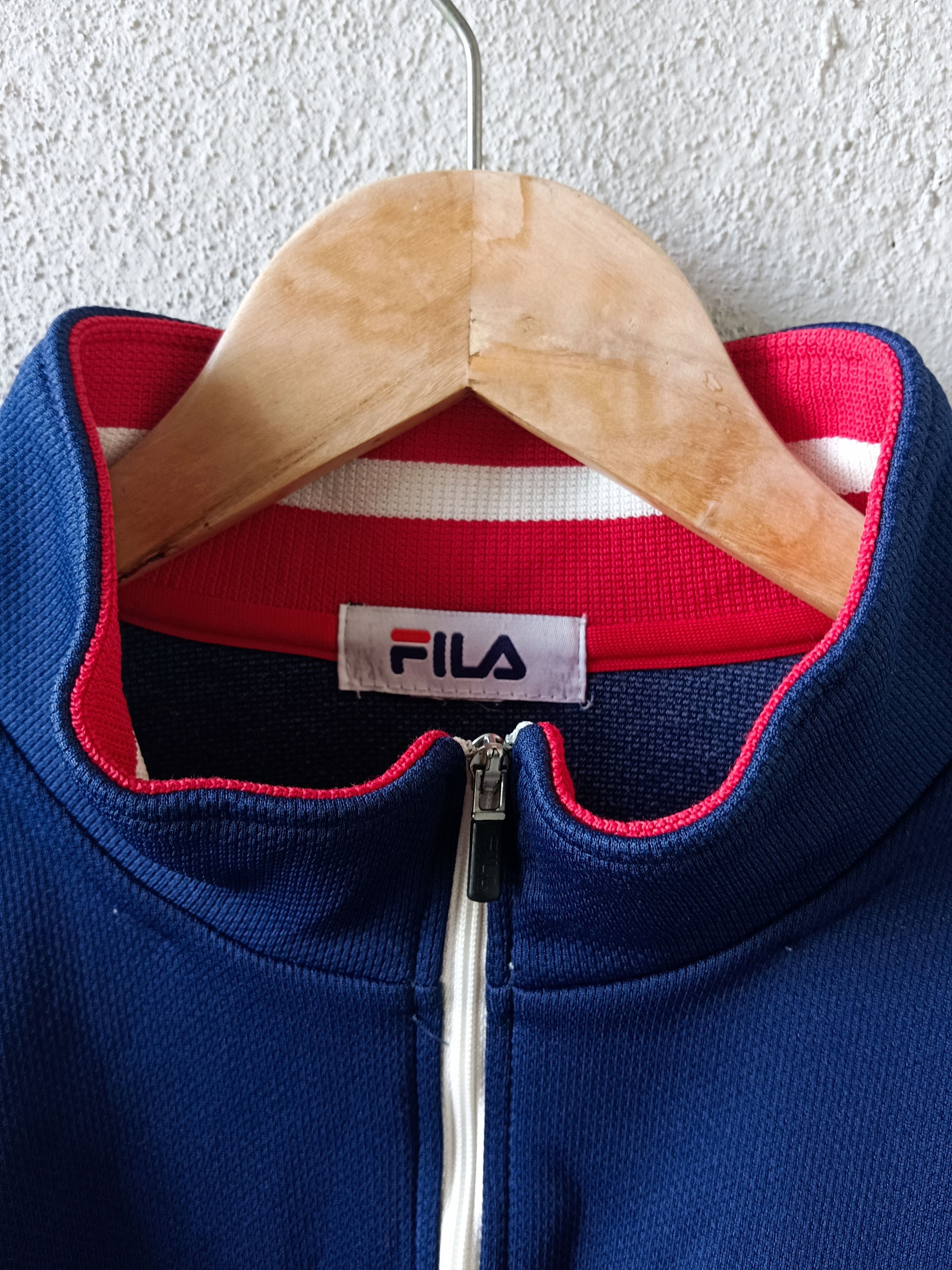 Fila Vtg Fila Top Jacket Half zipper Size US XL / EU 56 / 4 - 9 Thumbnail