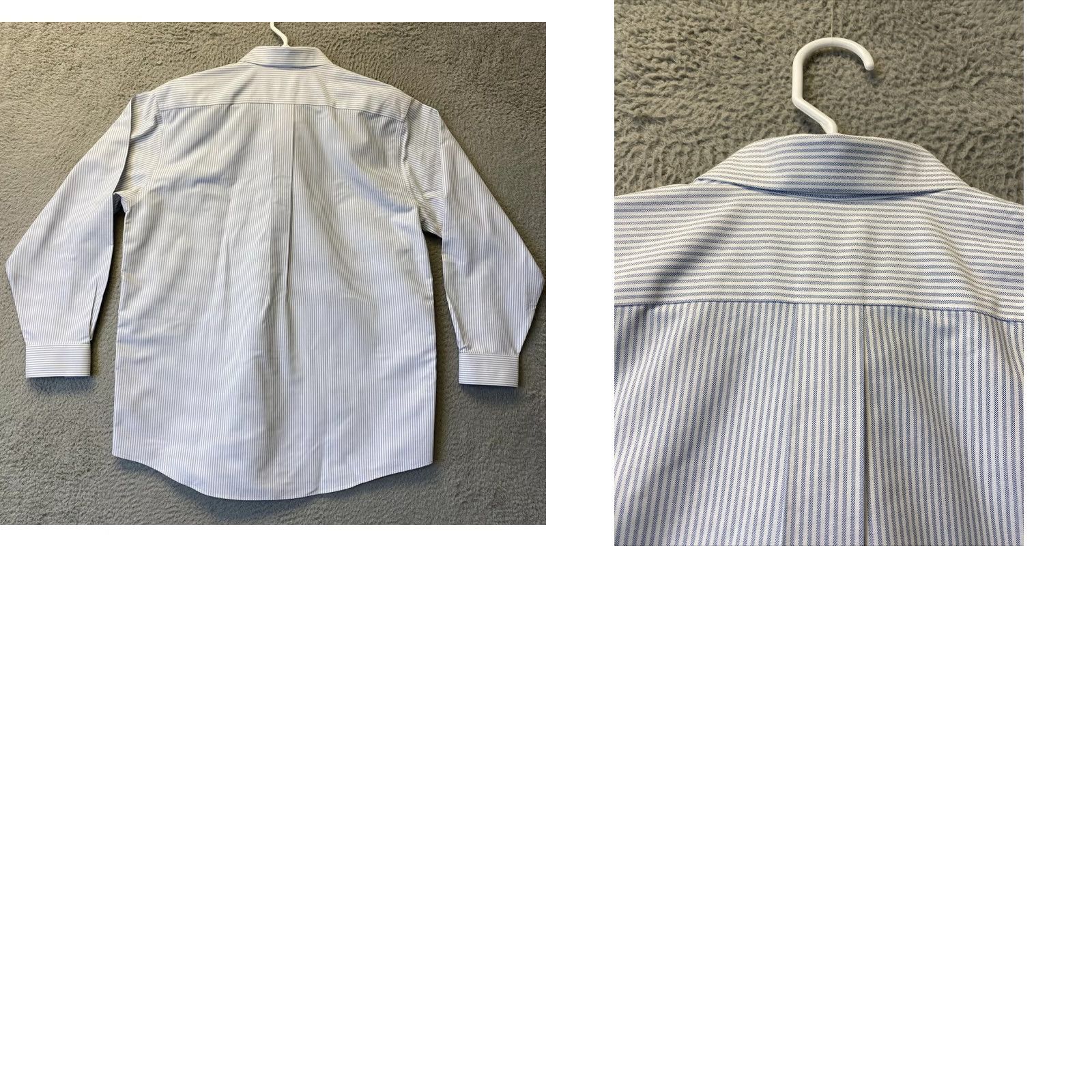 Vintage Vintage LL Bean Shirt Adult 16 33 Blue Stripes Button Down 82-80 / 16 Button-Up Collared USA Classic Button Down Long Sleeve Size US L / EU 52-54 / 3 - 8 Thumbnail