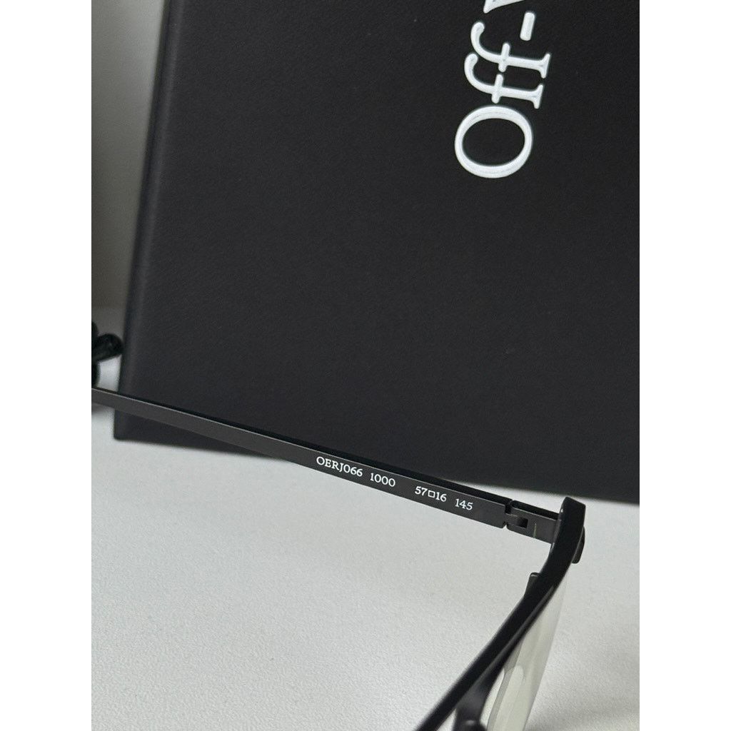 Off-White NEW Off White Opt Style 66 Bluelight Black Metal Frames Size ONE SIZE - 5 Thumbnail