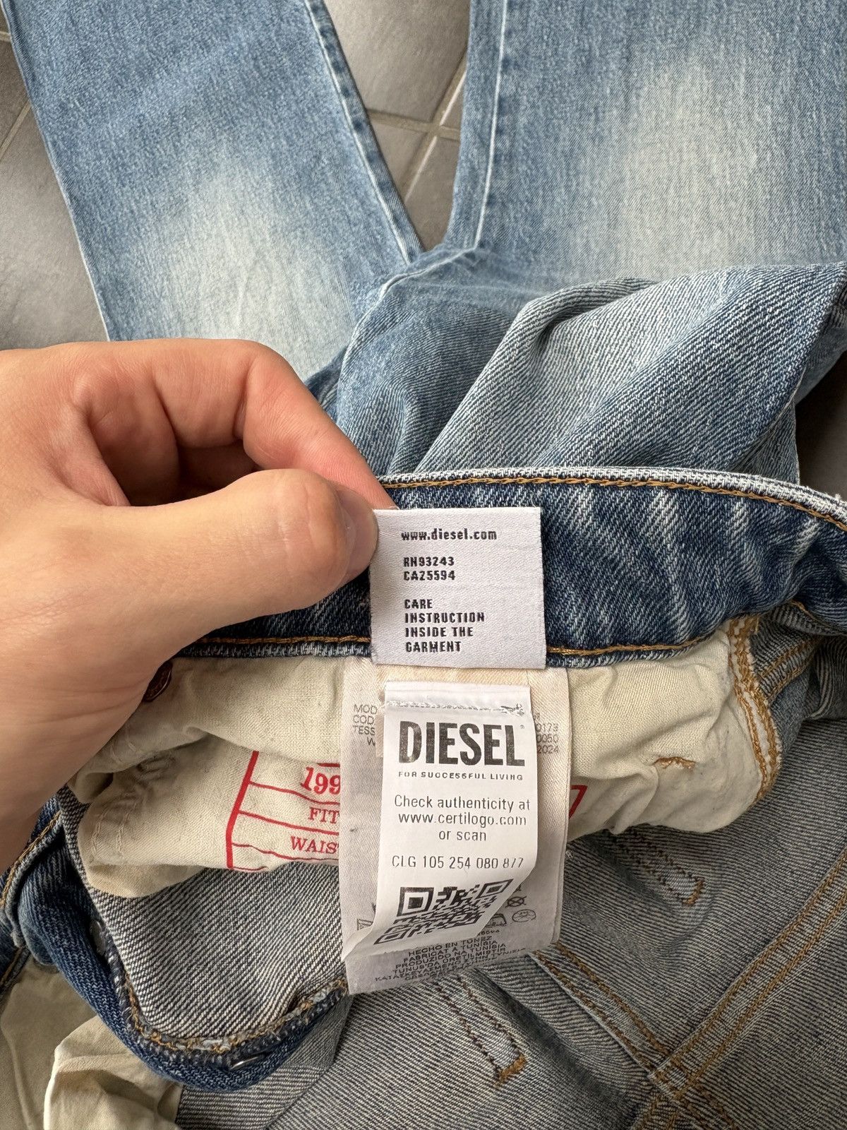 Diesel Diesel 1998 D-Buck Jeans Size US 32 / EU 48 - 8 Thumbnail