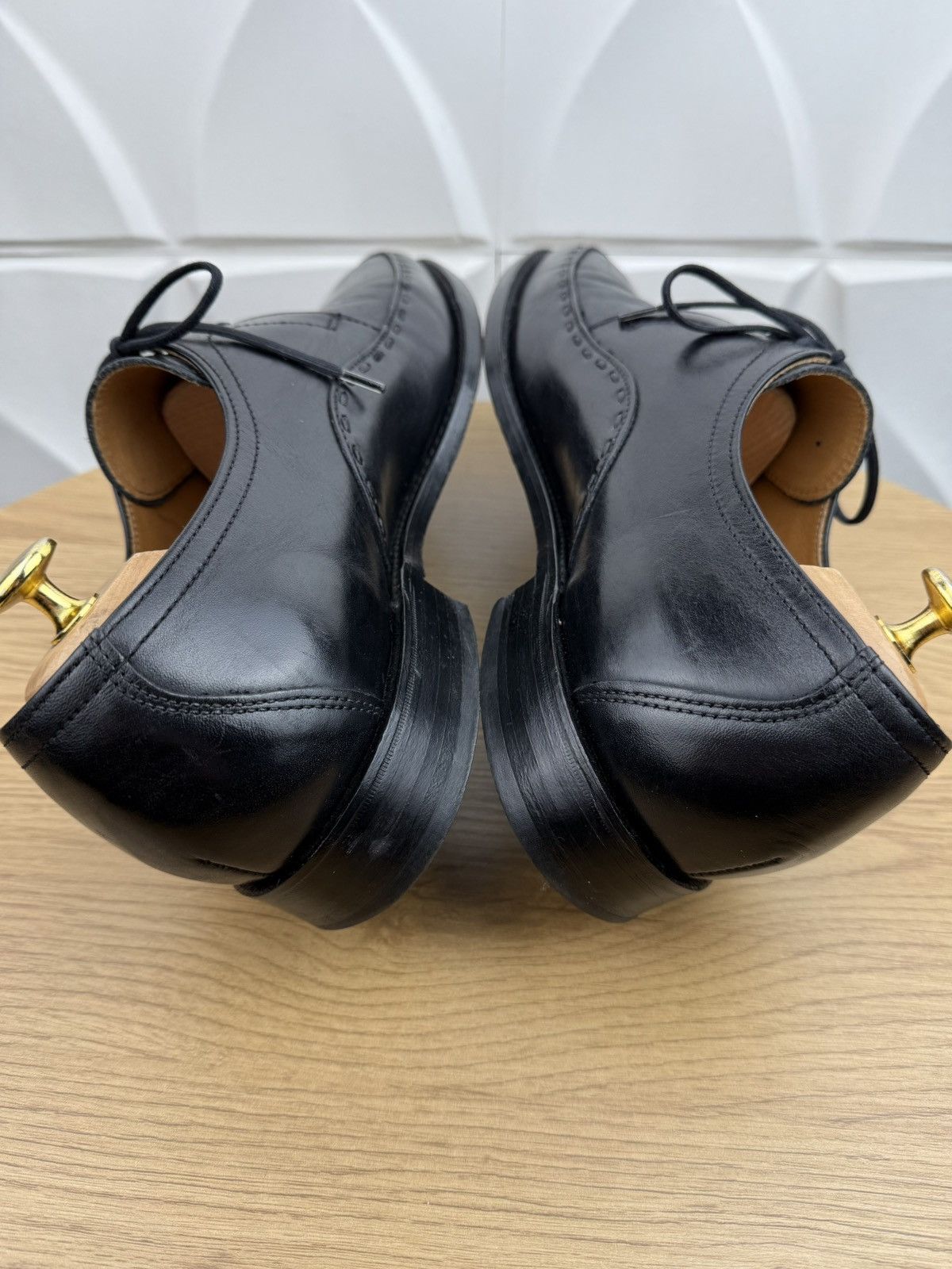 Loake LOAKE Derby Leather Shoes FORMBY Black Men’s Handmade Size US 11 / EU 44 - 8 Thumbnail
