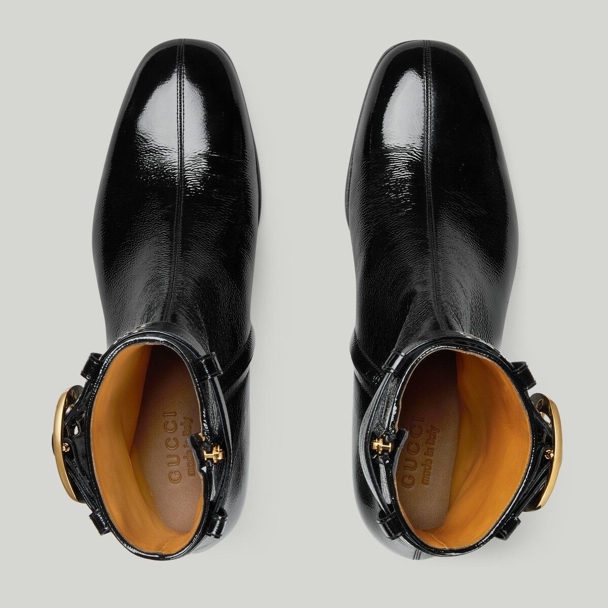 Gucci o1s1wg111025 Boots With Buckle in Black Size US 12.5 / EU 45-46 - 6 Thumbnail