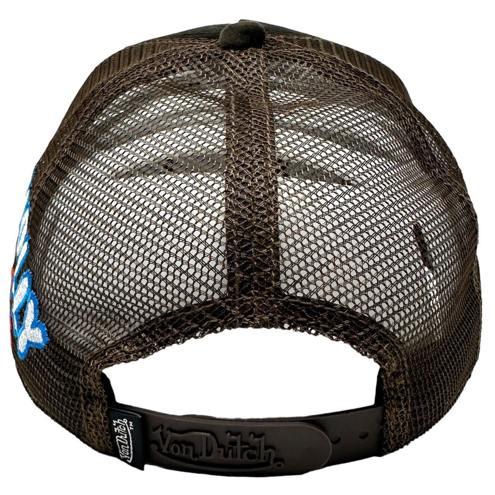 Von Dutch Von Dutch Trucker Hat Brown Hollywood Velvet Snapback Cap Size ONE SIZE - 4 Thumbnail