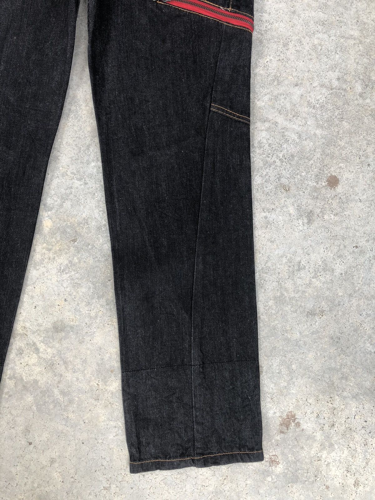 Hysteric Glamour Japanese Nylaus Double Waist Distressed Jeans Size US 30 / EU 46 - 8 Thumbnail