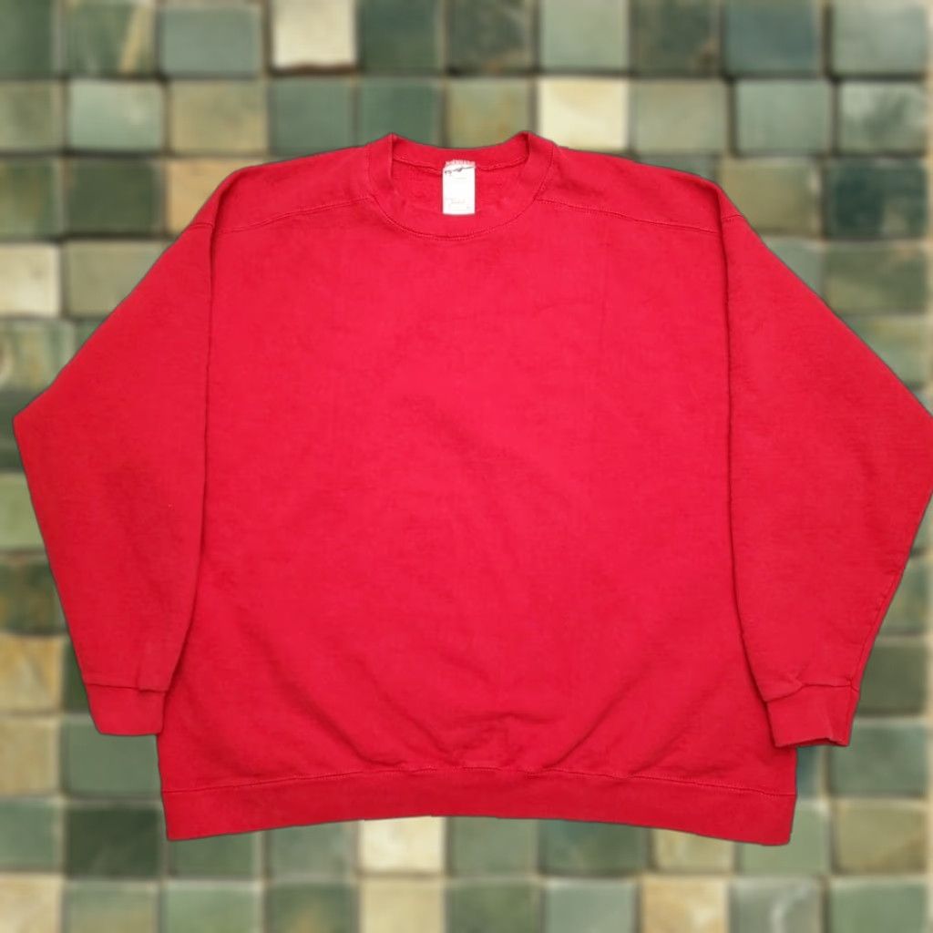 Nike VTG Nike Sweatshirt Men 2XL Red Fleece Crewneck Pullover No Swoosh USA RN56323 Size US XXL / EU 58 / 5 - 1 Thumbnail