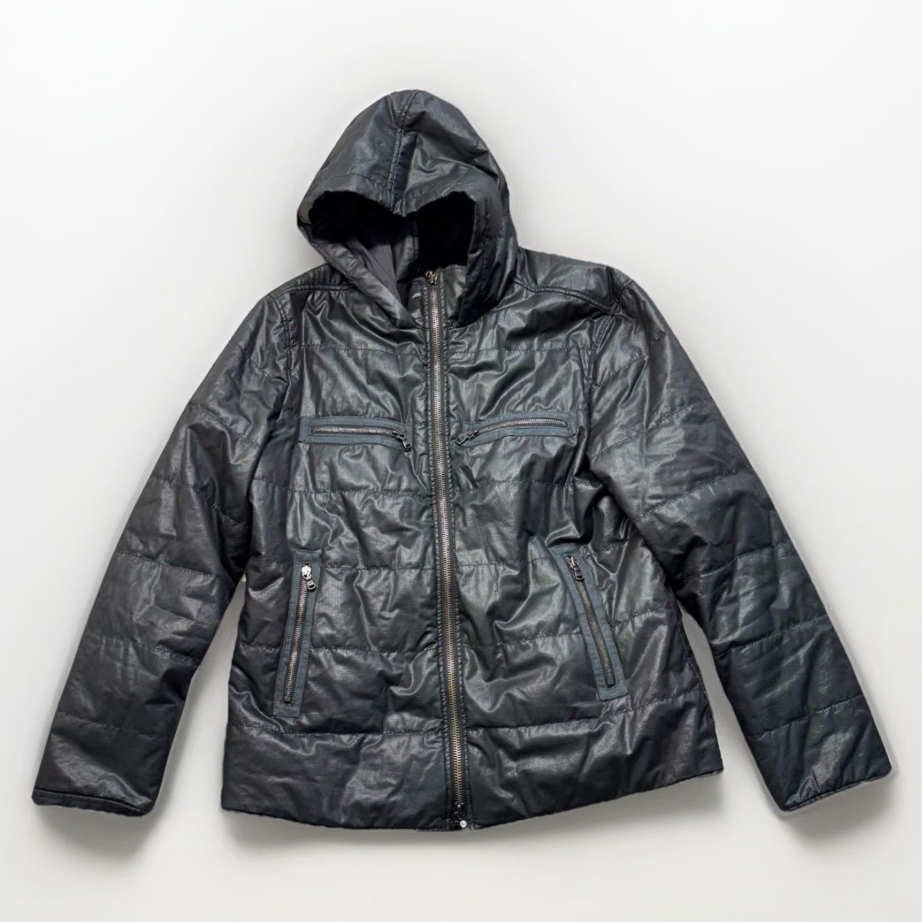 John Varvatos VINTAGE John Varvatos Star USA Mens L Quilted Puffer Hooded Jacket Full Zip Size US L / EU 52-54 / 3 - 2 Thumbnail