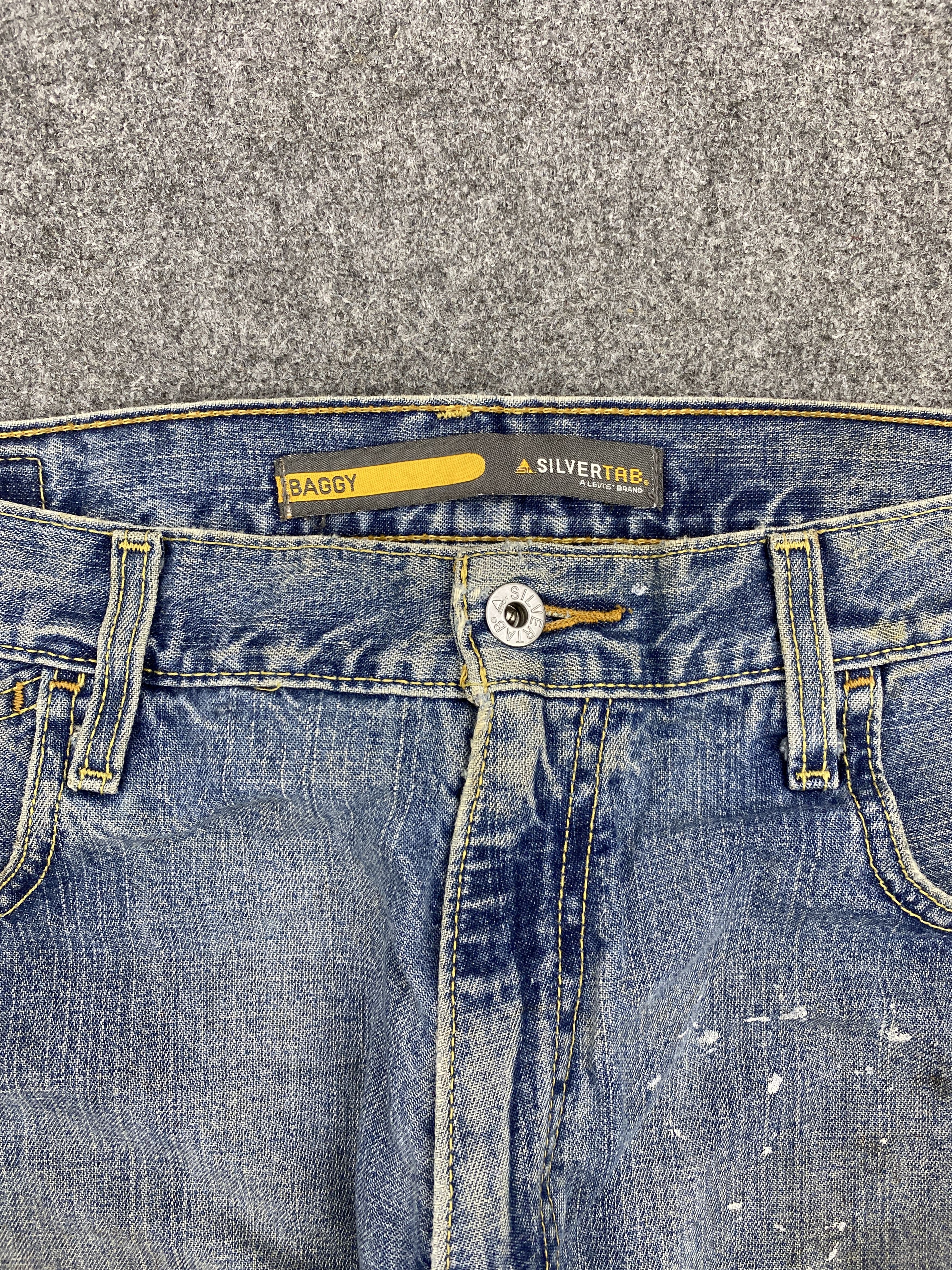 Levi's × Vintage Vintage Levis Silvertab Dirty Jeans Size US 35 - 8 Thumbnail