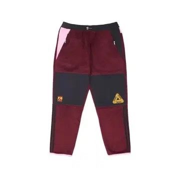 Adidas × Palace polar fleece track pants maroon Size US 30 / EU 46 - 1 Thumbnail
