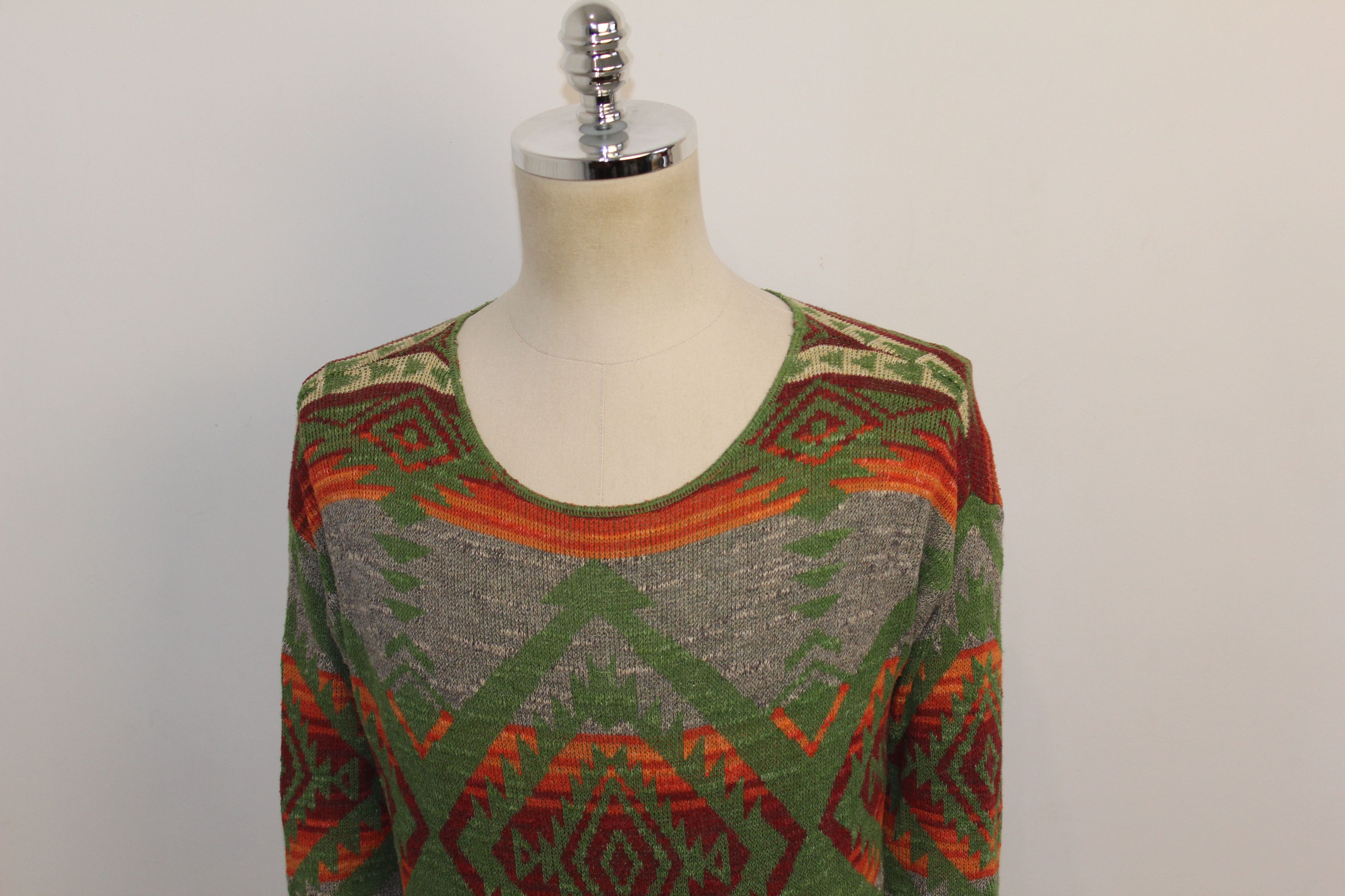 Denim & Supply Ralph Lauren Ralph Lauren Denim & Supply Geometric Print Knitted Jumper Size US S / EU 44-46 / 1 - 4 Thumbnail