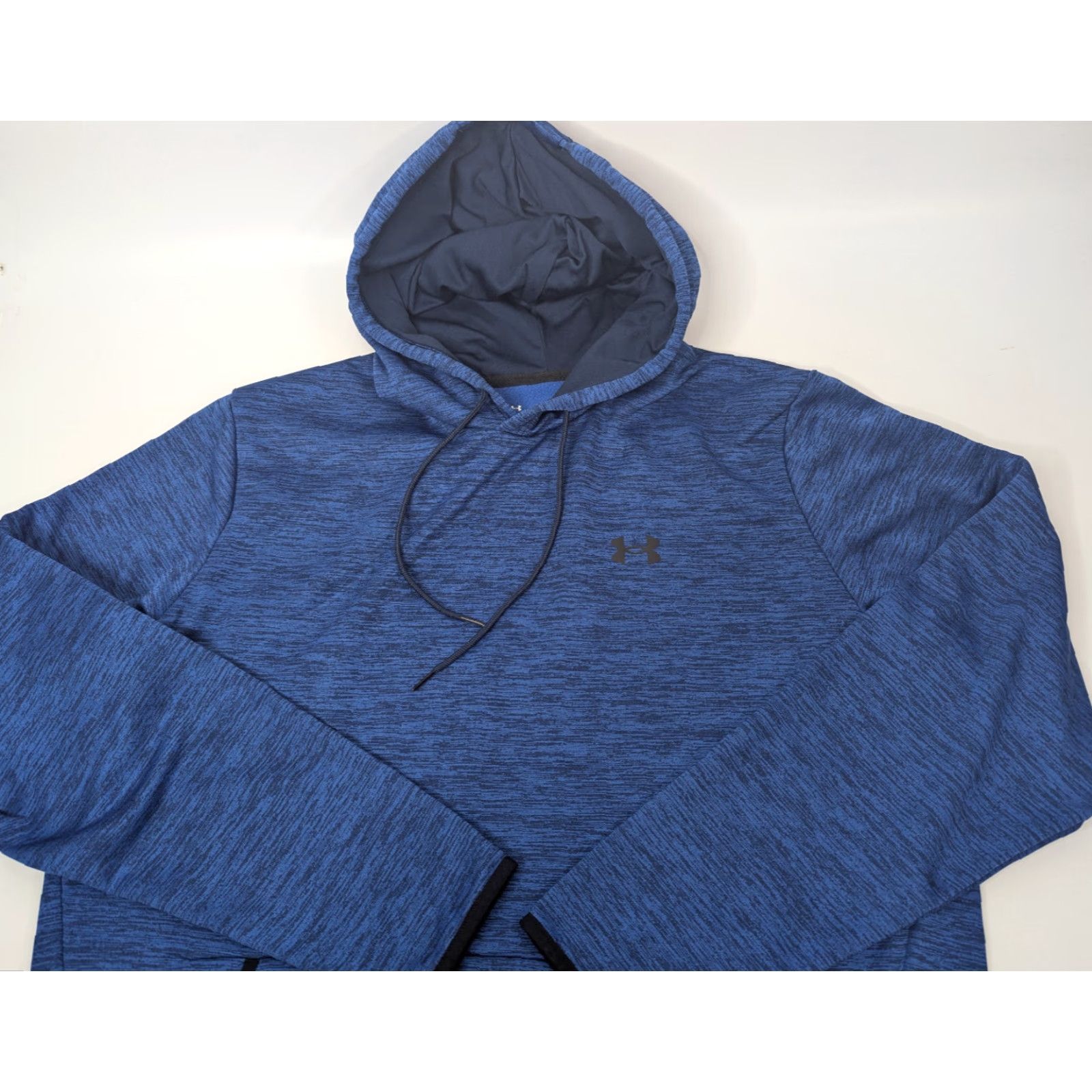 Under Armour Under Armour Hoodie Mens XL Fleece Twist Pullover Long Sleeve Blue Logo Pocket Hooded Lined Relaxed Size US XL / EU 56 / 4 - 6 Thumbnail