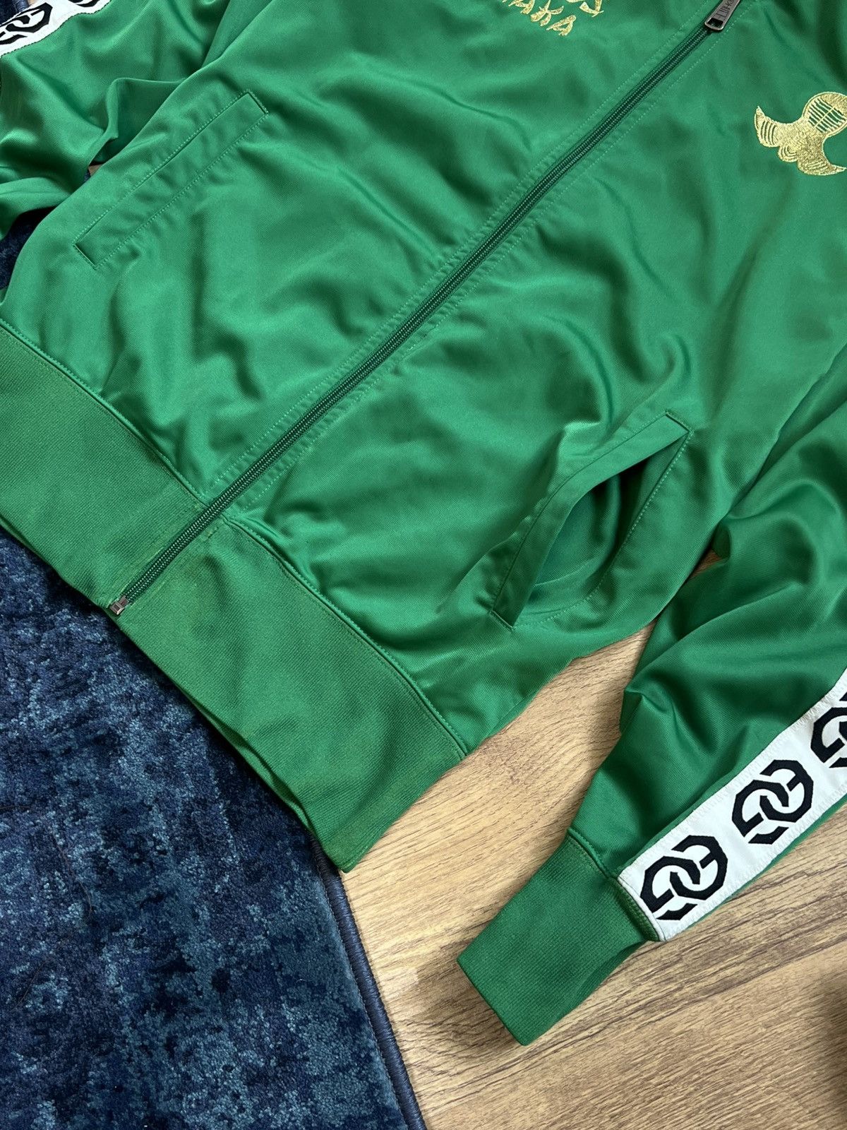 Zip jacket Evisu manics Osaka vintage gold logo y2k